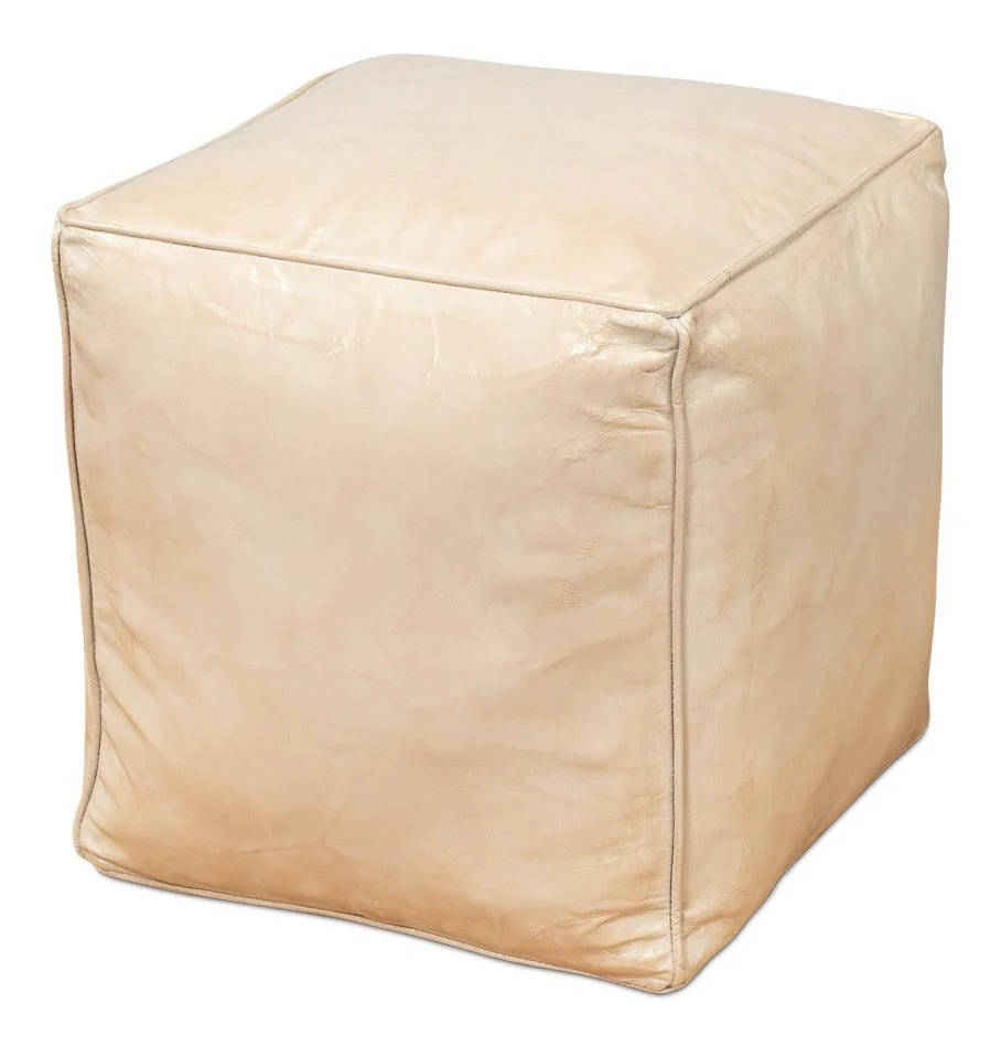 Sunday Afternoon Leather Cube - Taupe - Remutear