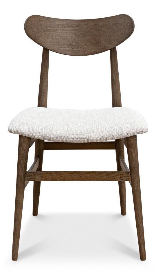 Mid-Century Side Chair Driftwood Oatmeal - Set of 2 - Remutear