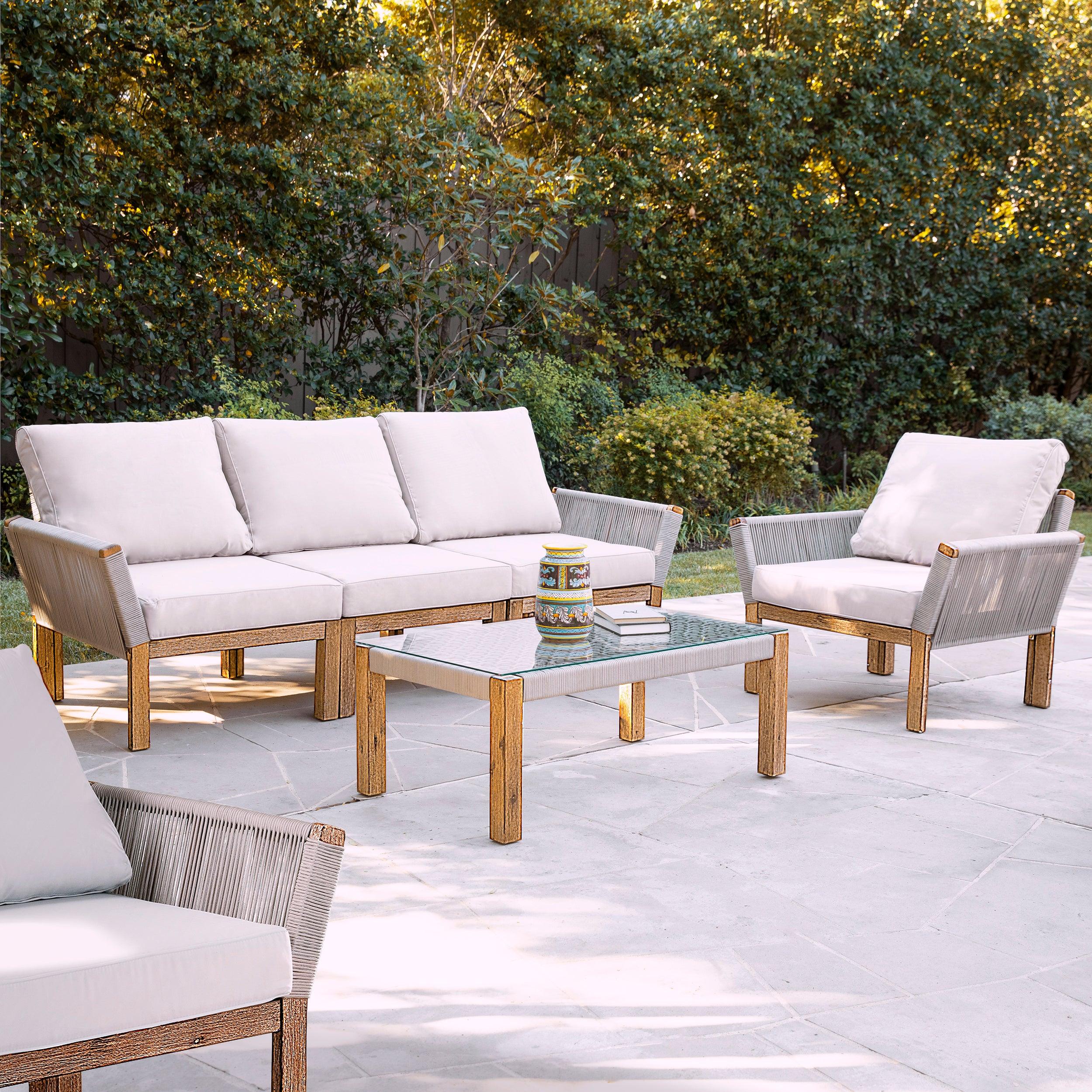Brendina Outdoor Conversation Set – 4pc - Remutear