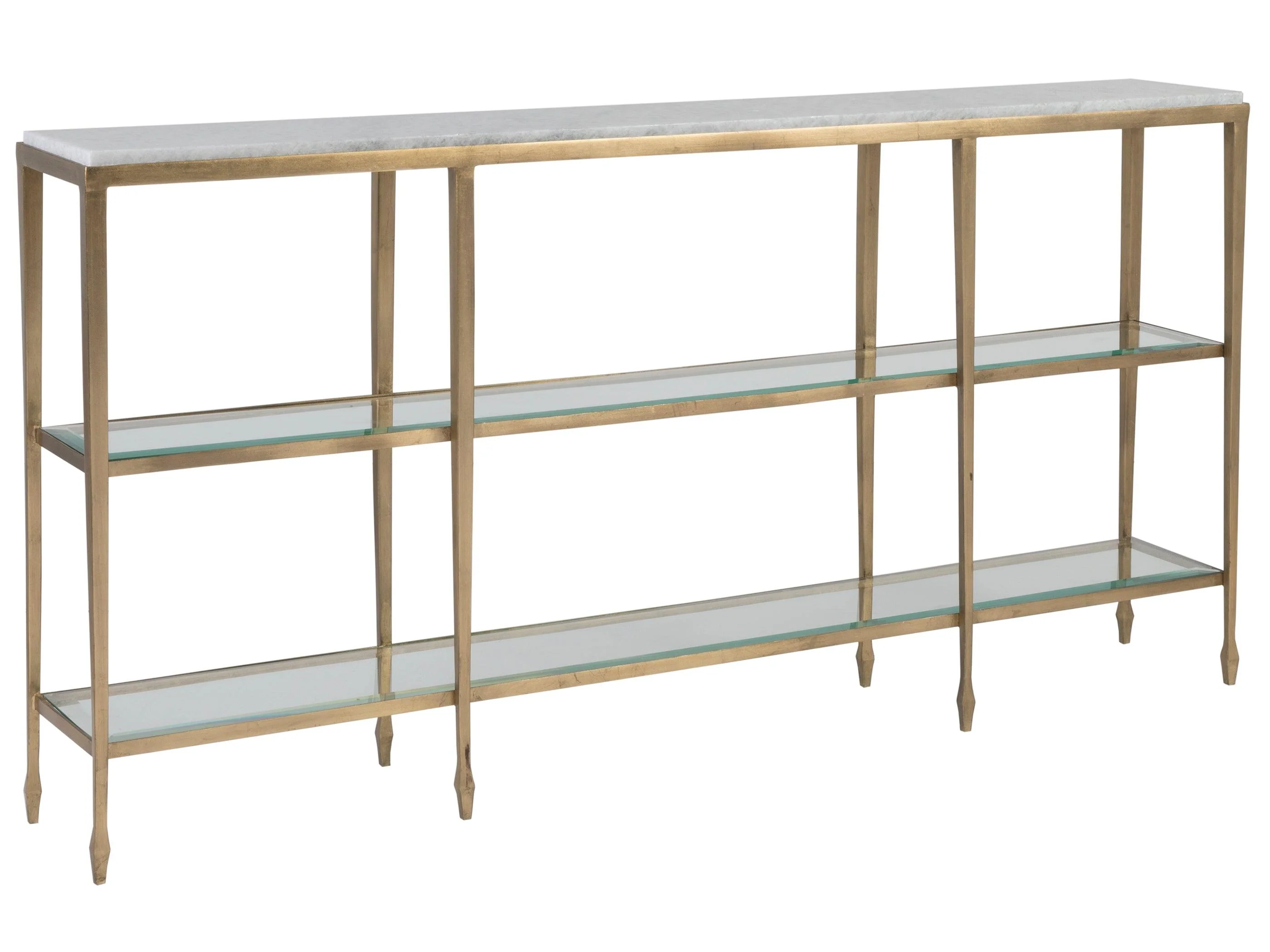 Signature Designs Sashay Gold Console - Remutear