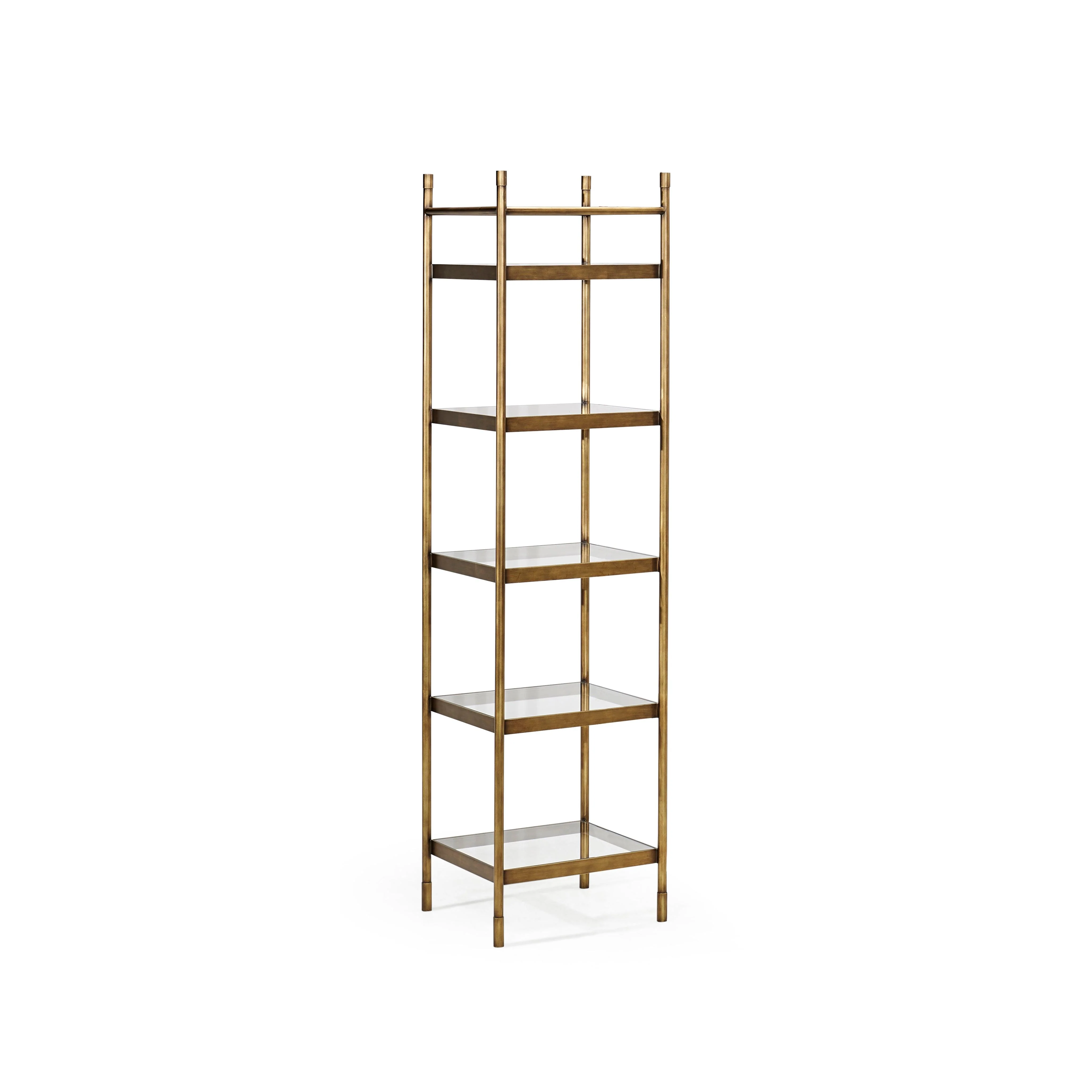 Berkley Gilded Side Piece Étagère - Remutear
