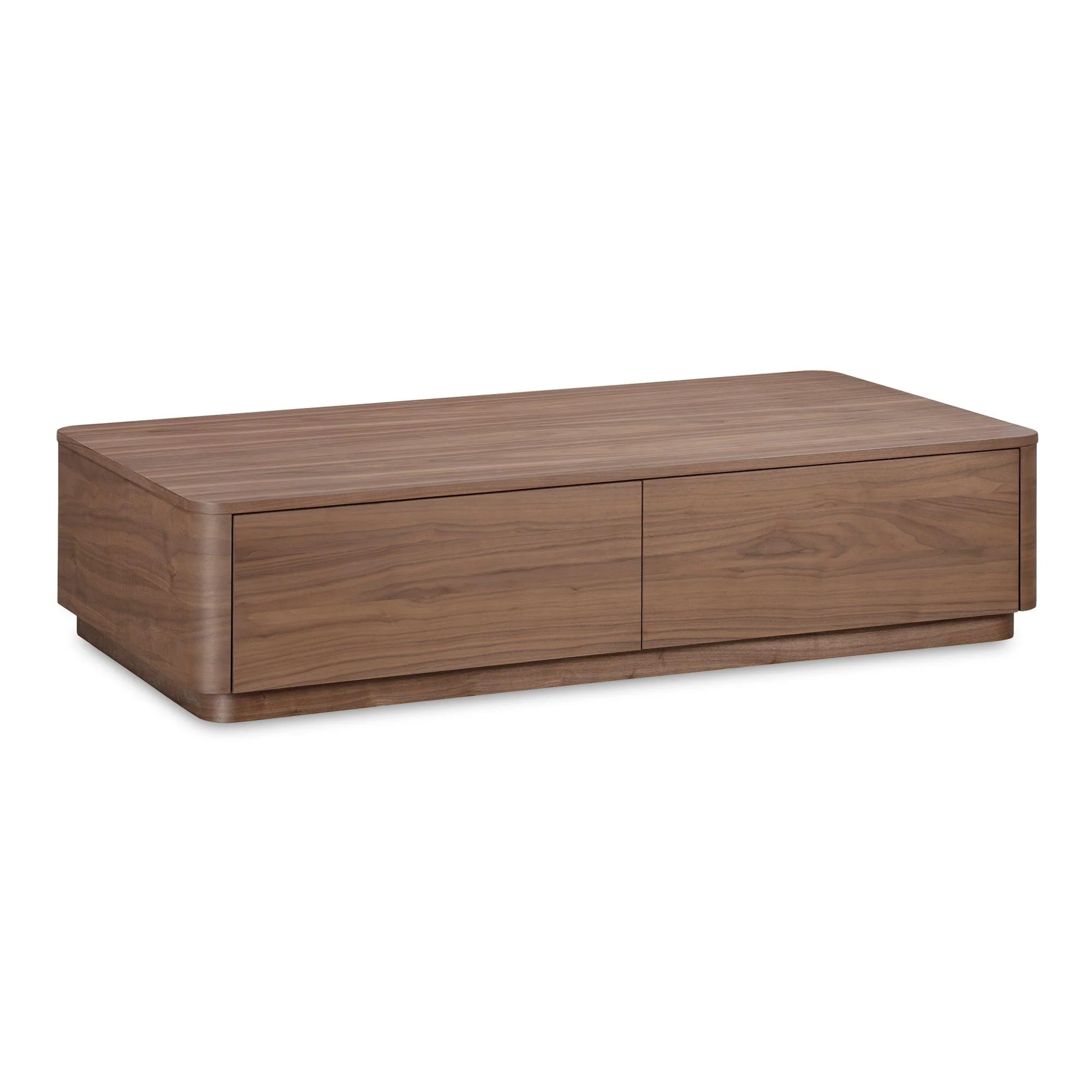 Round Off Coffee Table Walnut - Remutear