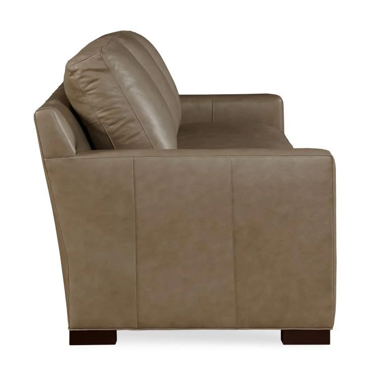Century Leather Stocked Reynolds Sofa - Remutear