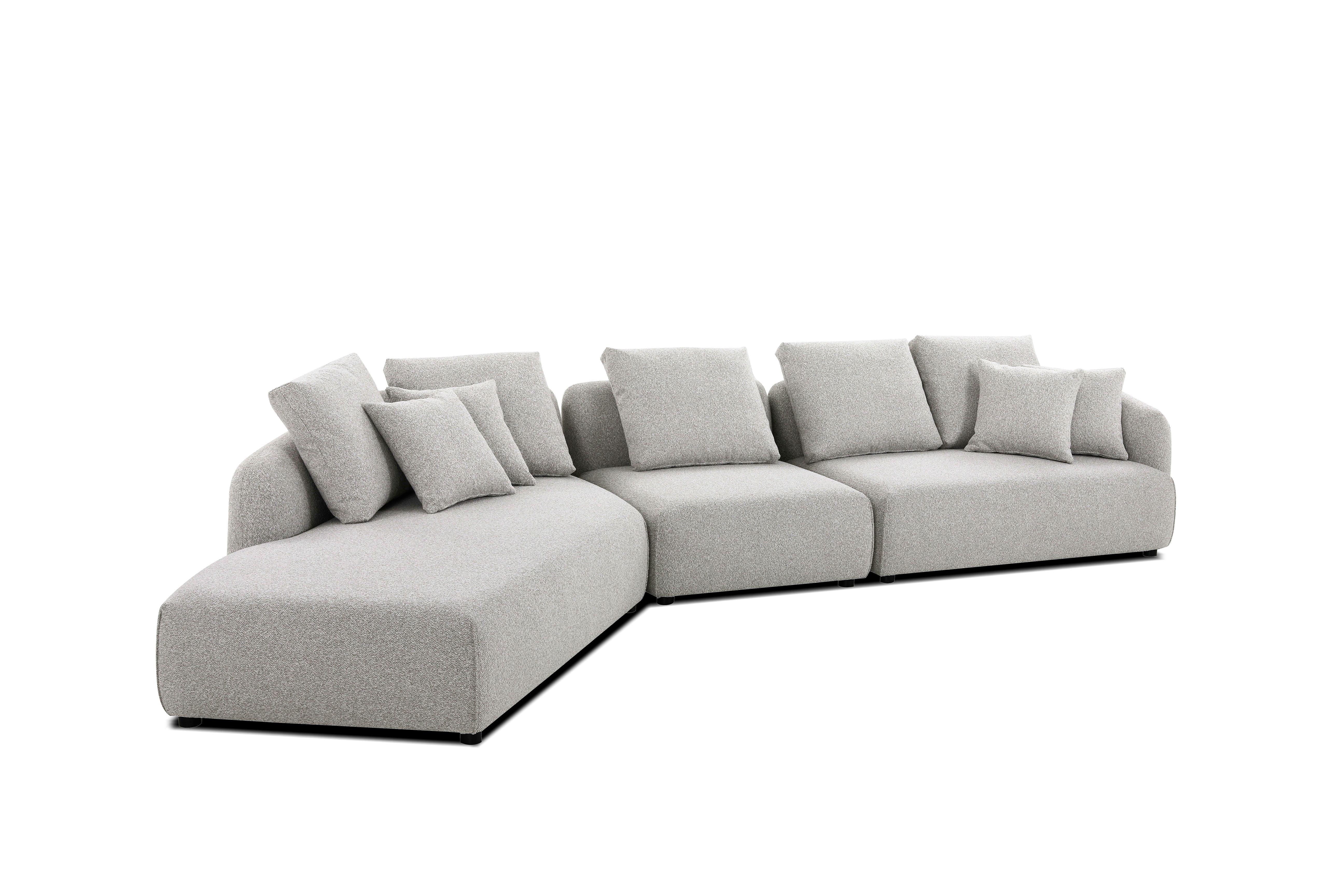 SABA Sectional Chaise Facing Left 3-Piece - Remutear