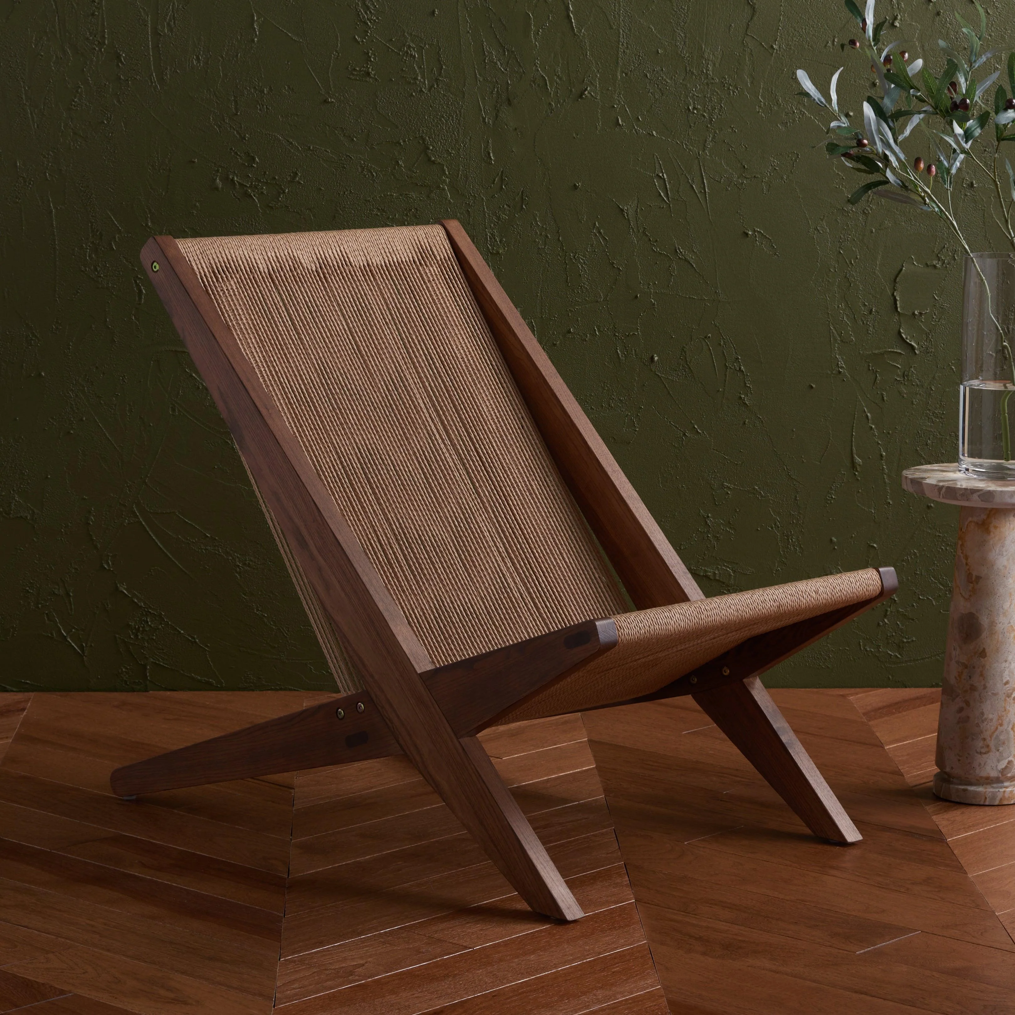 TRISHA FOLDING ROPE ACCENT CHAIR - Remutear