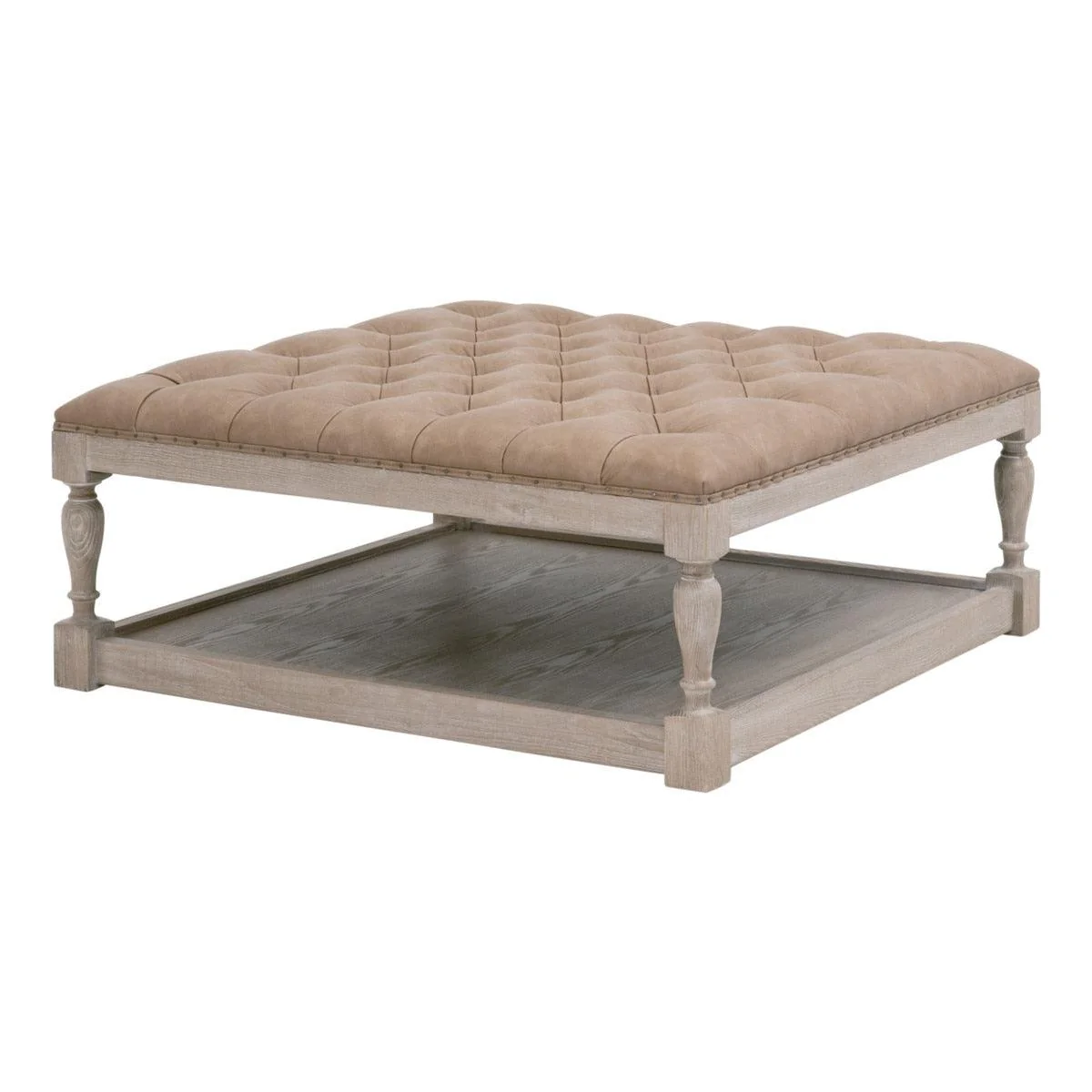Townsend Tufted Upholstered Coffee Table - Remutear