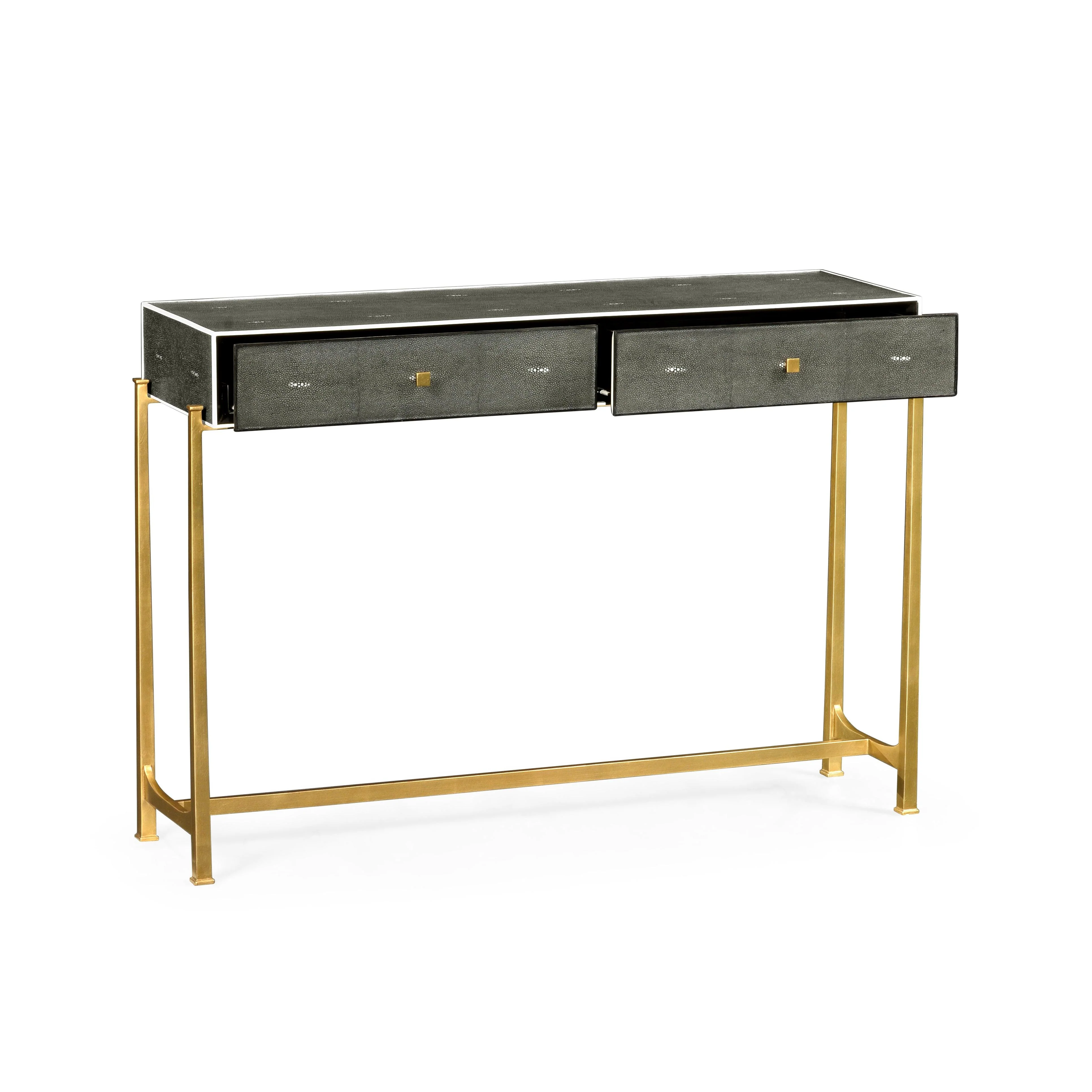 Luxe Shagreen Console Table - Remutear