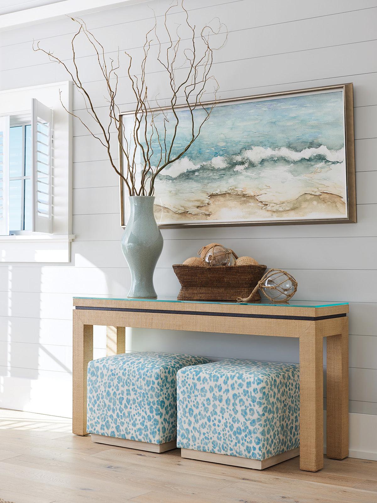 Newport Harbor Raffia Console - Remutear