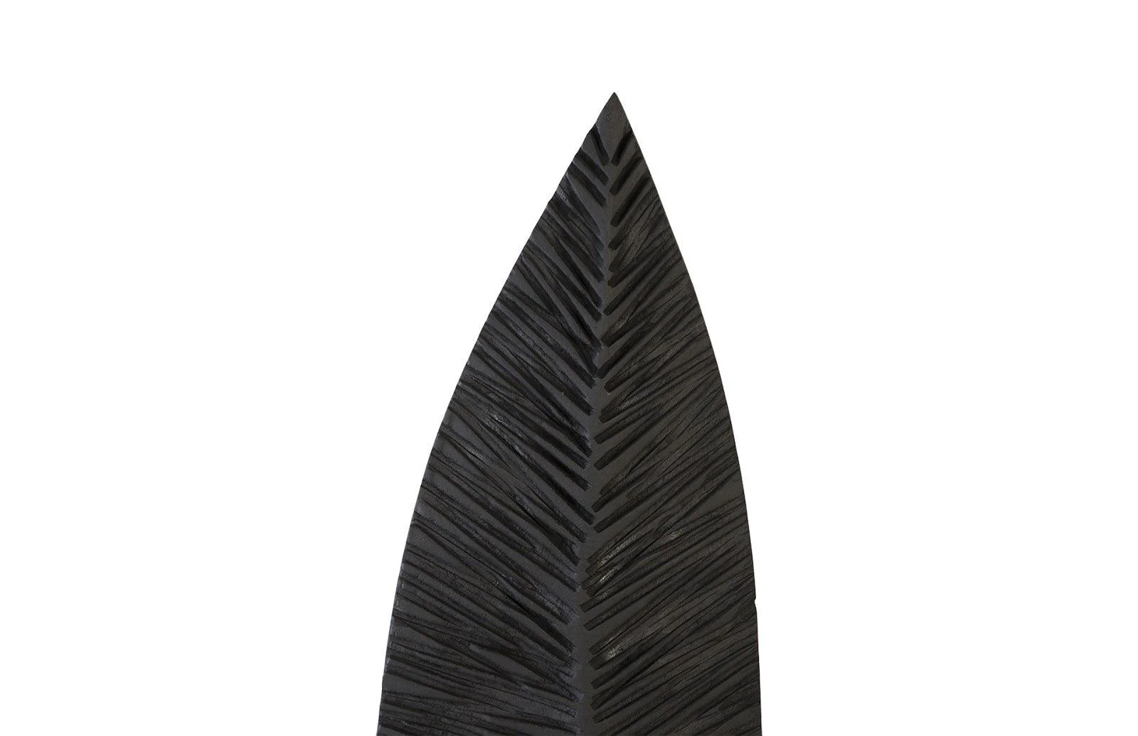 Carved Leaf on Stand, Burnt, MD - Remutear