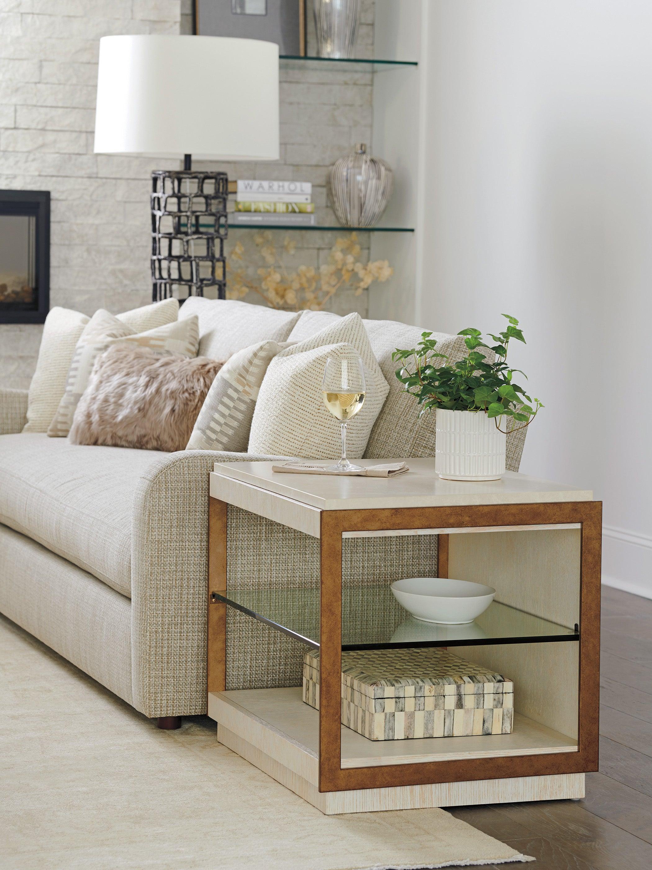 Carmel Point Lobos Rectangular End Table - Remutear