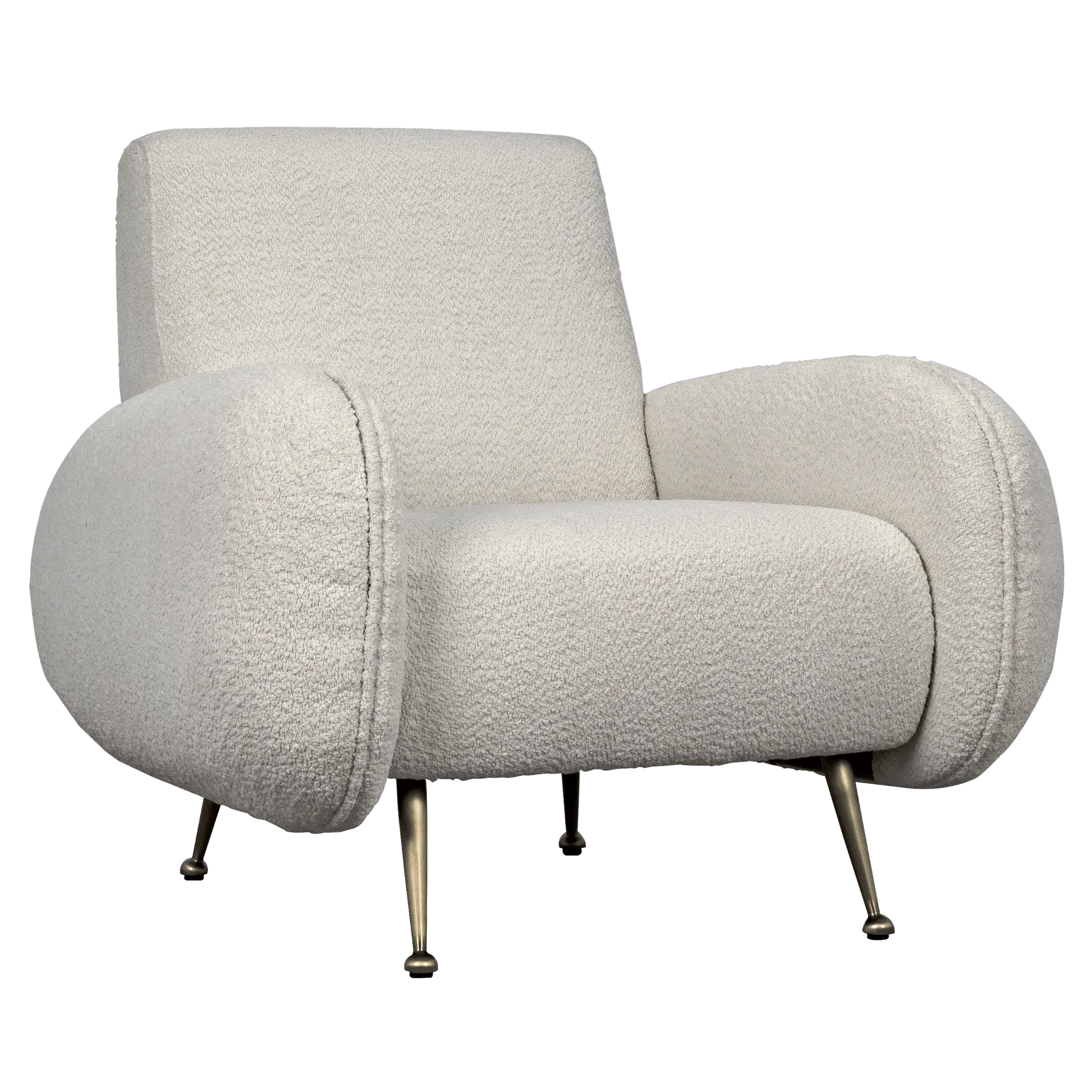 Hera Chair, Boucle Fabric - Remutear