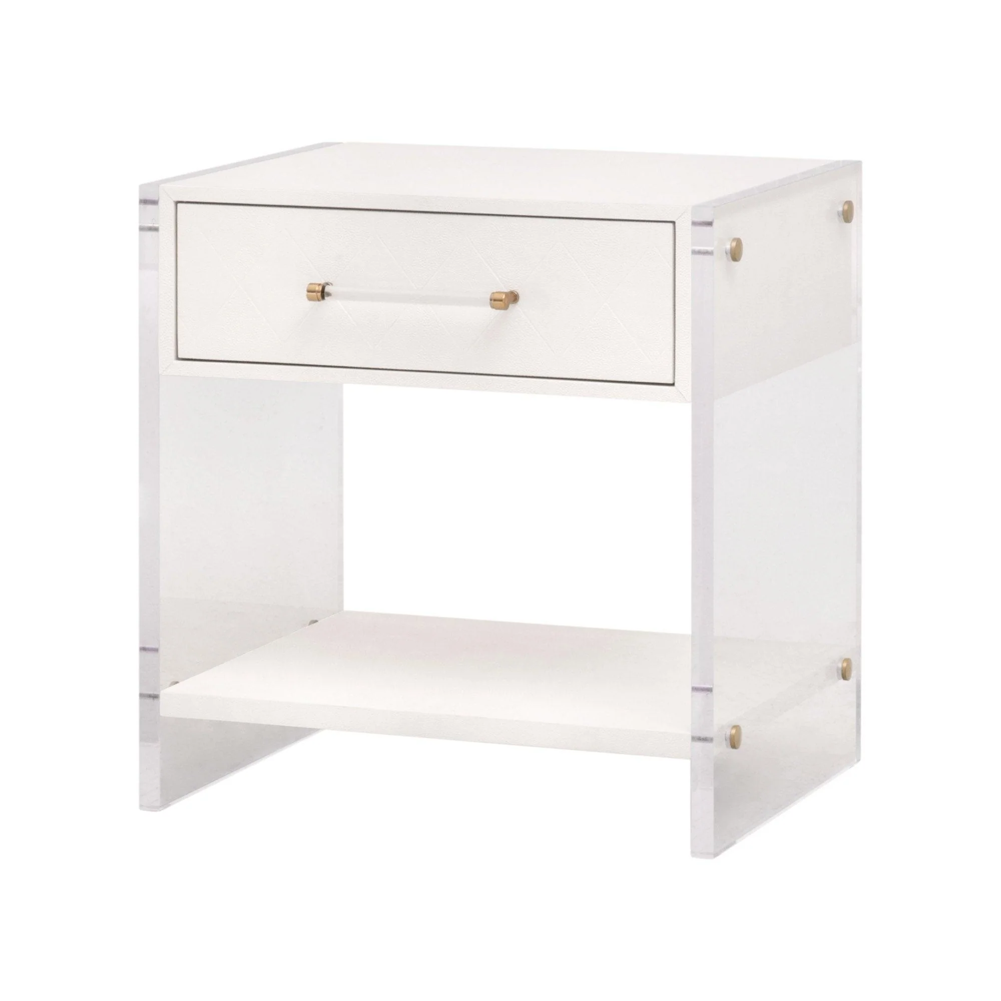 Sonia Shagreen 1-Drawer Nightstand - Remutear