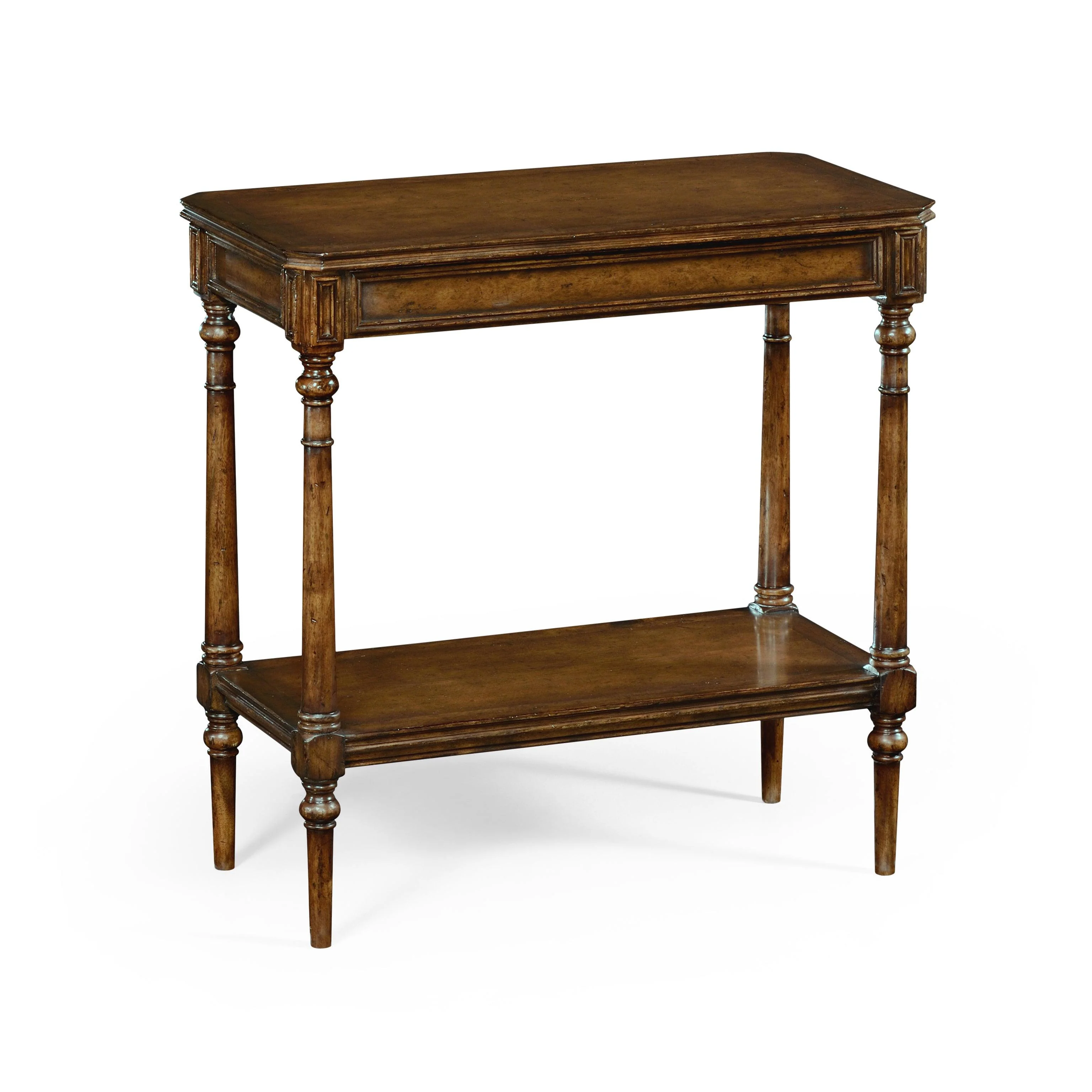 Country Farmhouse Walnut Side Table - Remutear