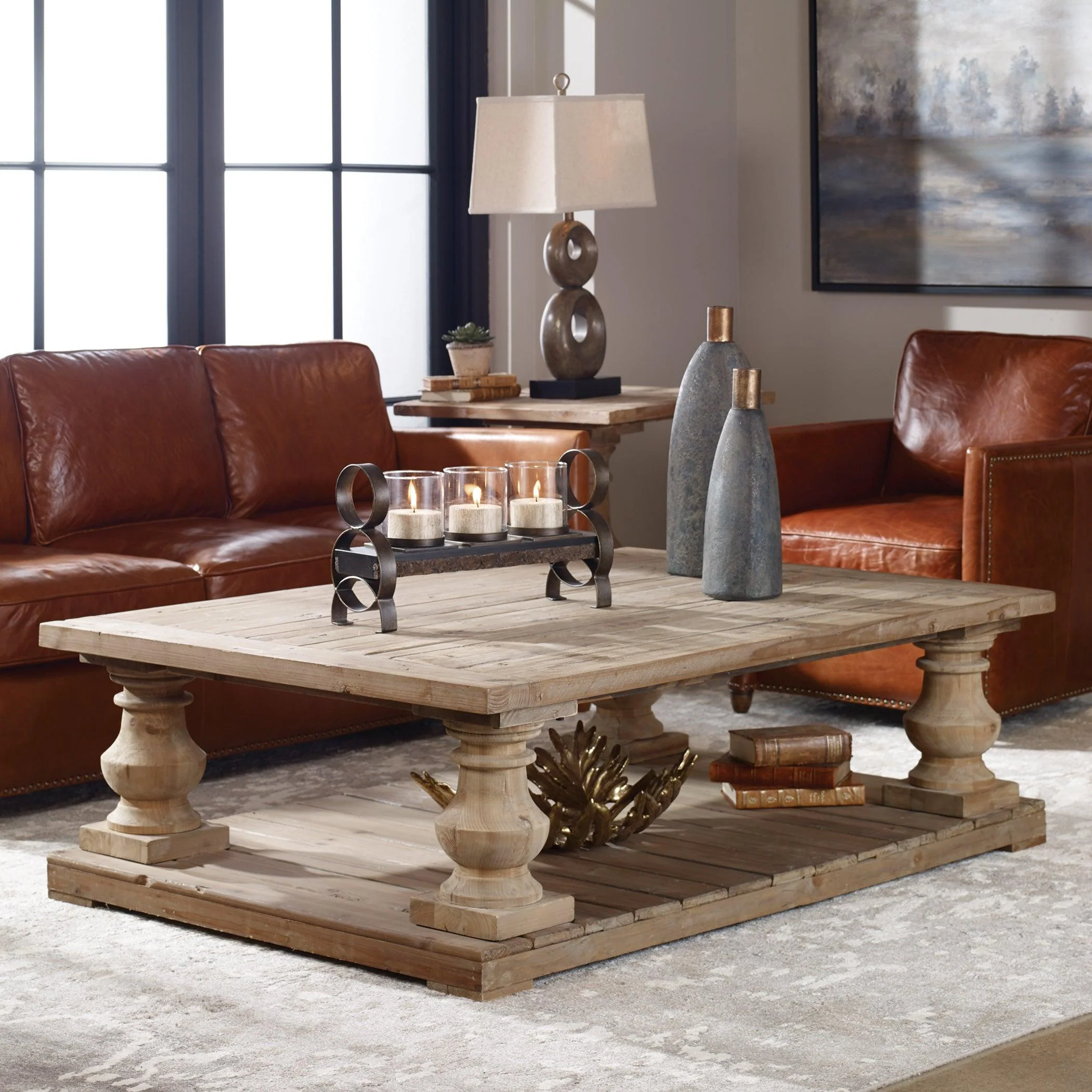 STRATFORD RUSTIC COCKTAIL TABLE - Remutear