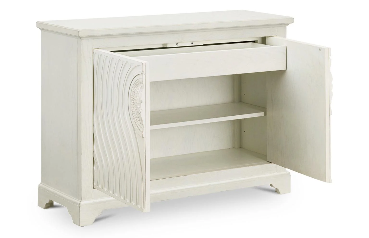 White Radiatus Door Chest - Remutear