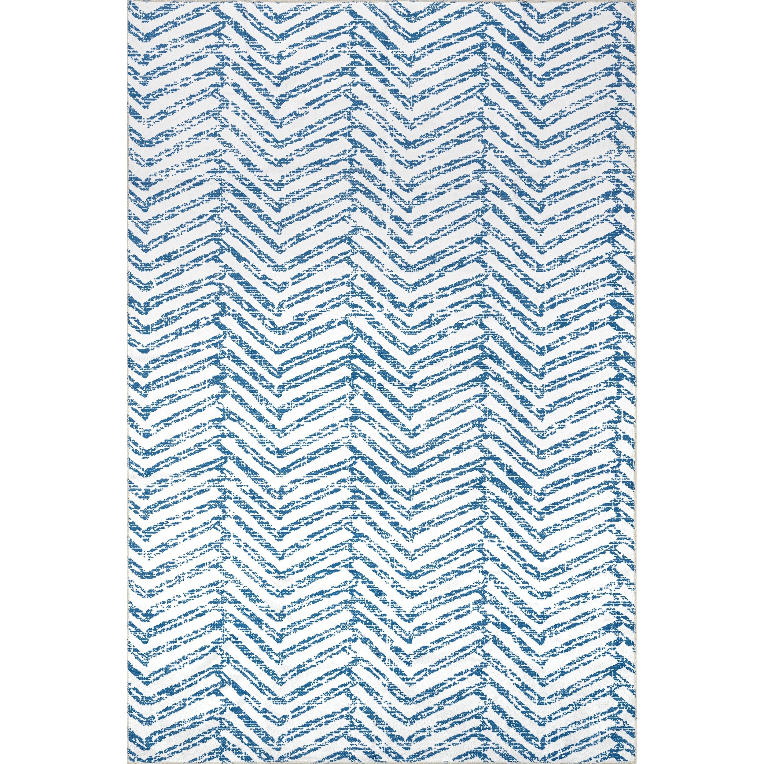 Rosanne Machine Washable Geometric Area Rug - Remutear