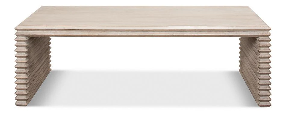 Stacked Cocktail Table - Stone Grey - Remutear