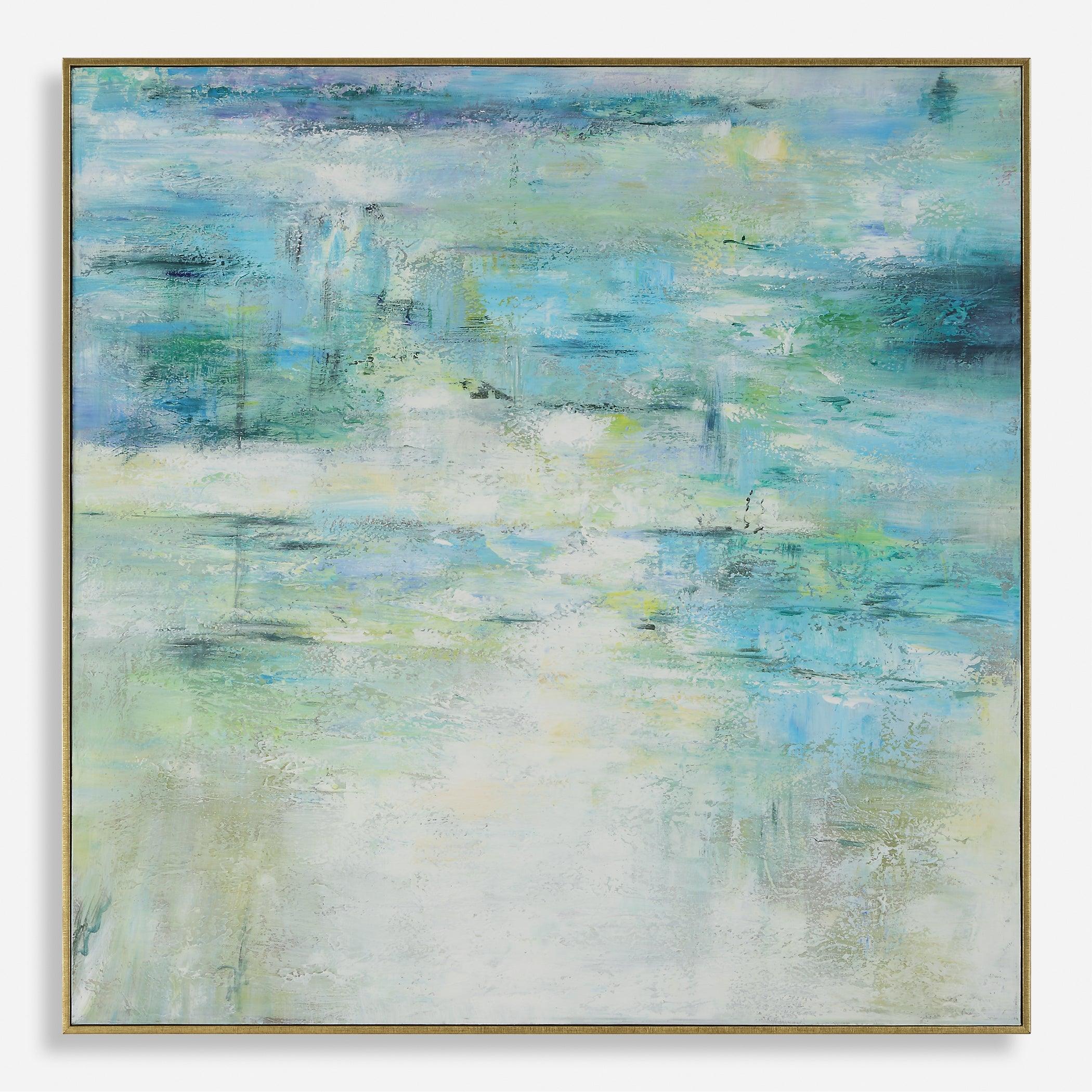 Blissful Hand Painted Abstract Art - Remutear