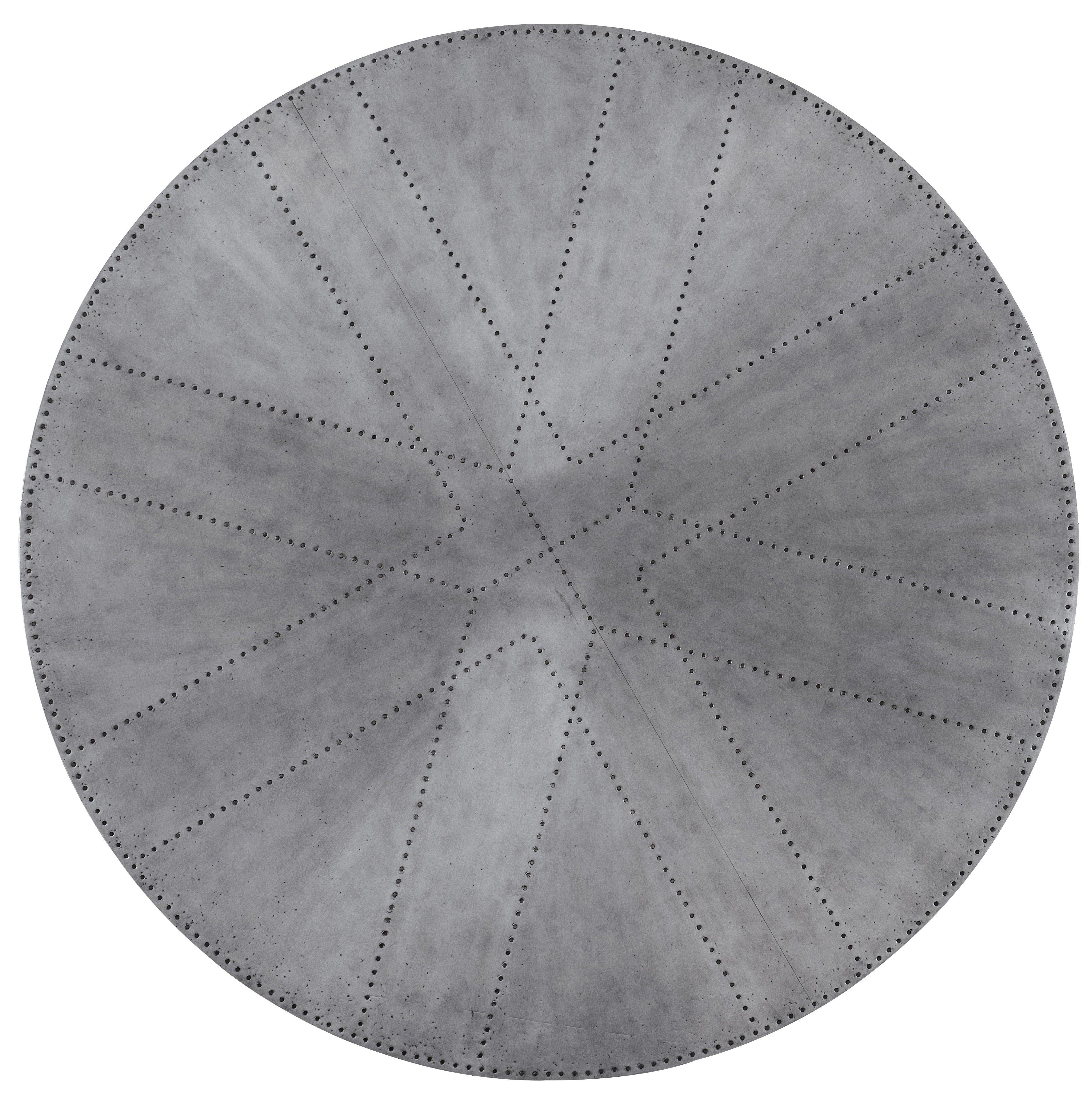 Boheme Ascension 60in Zinc Round Dining Table - Remutear