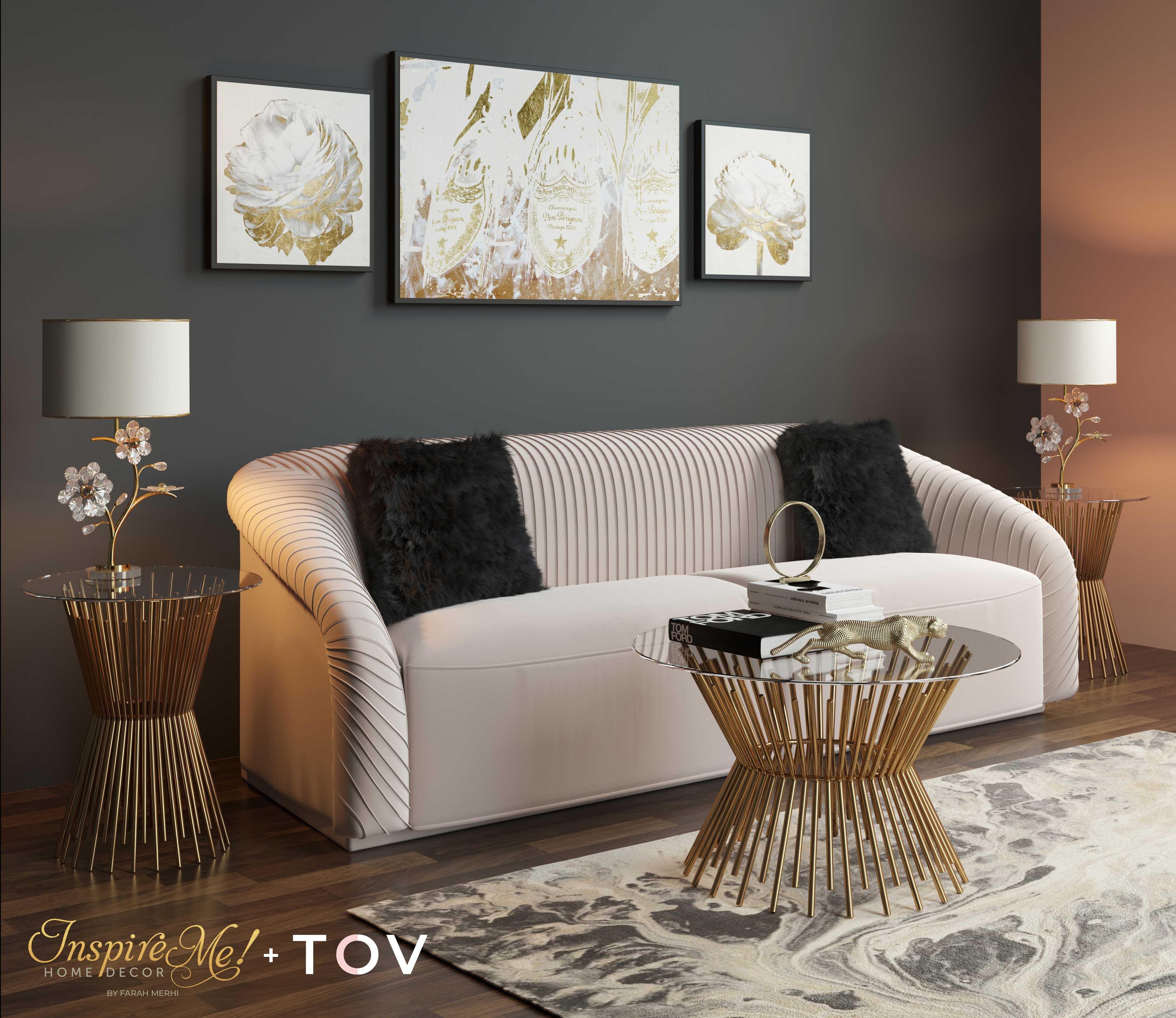 Grace Glass Side Table - Remutear