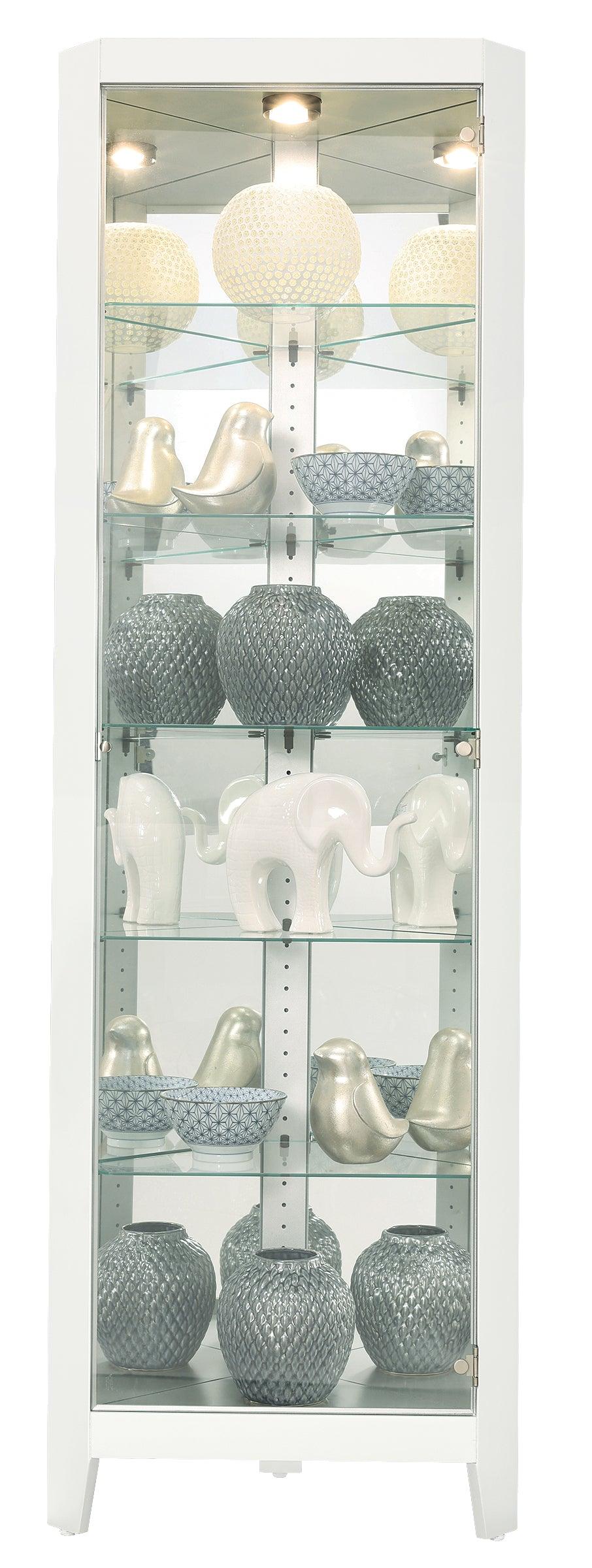 Tamsin IV Corner Curio Cabinet - Remutear