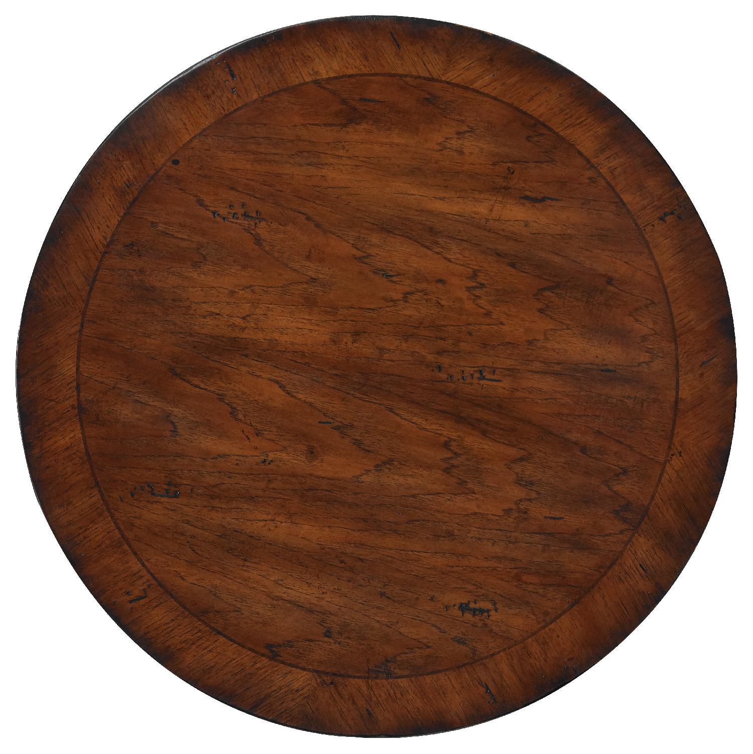 Round Pedestal Accent Table - Remutear