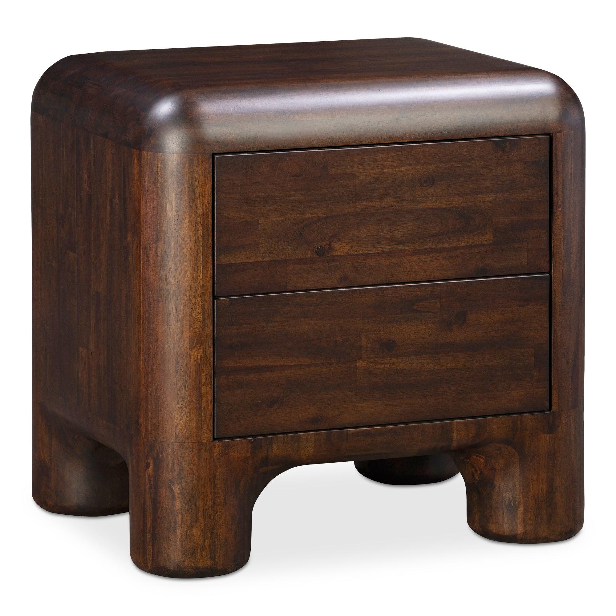 Rowan Nightstand Dark Brown - Remutear