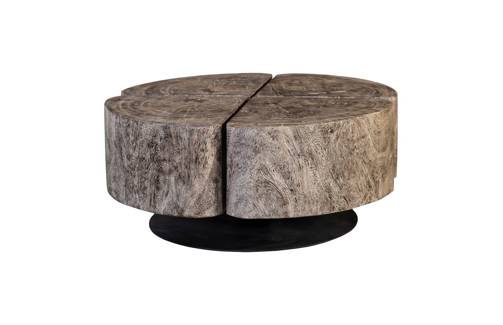 Clover Coffee Table, Gray Stone - Remutear