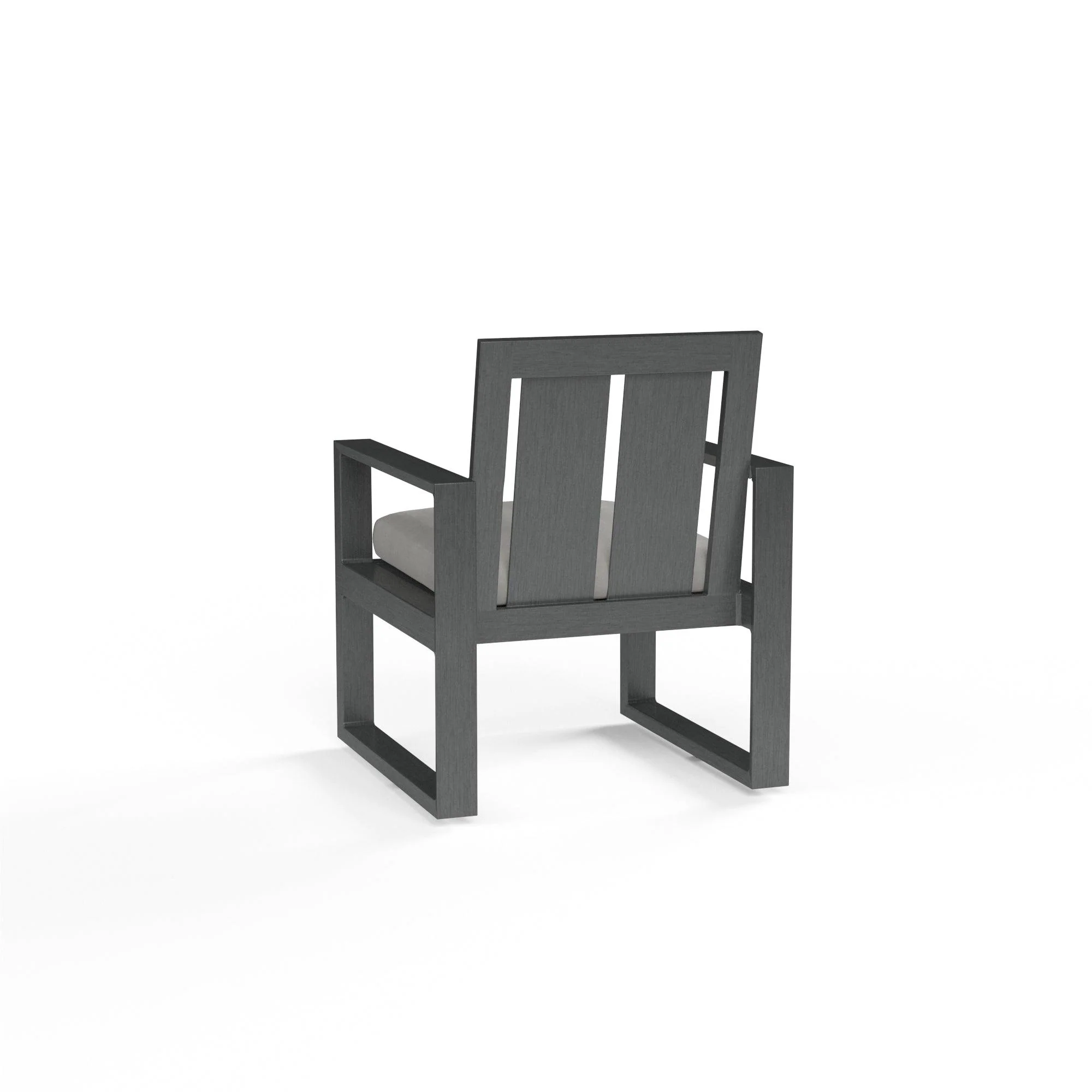 Redondo Dining Chair in Cast Silver, No Welt - Remutear