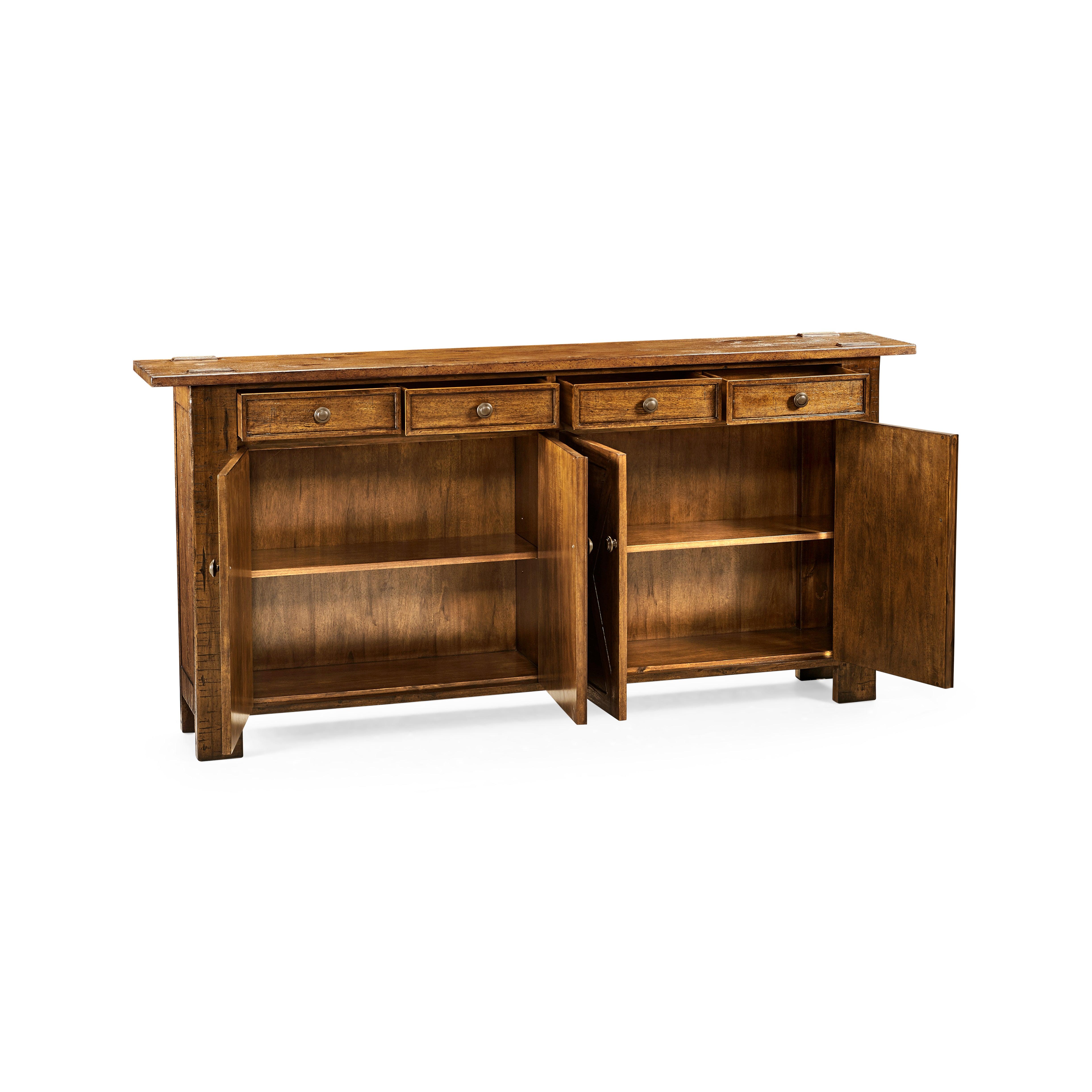 Casual Accents Country Walnut Credenza - Remutear
