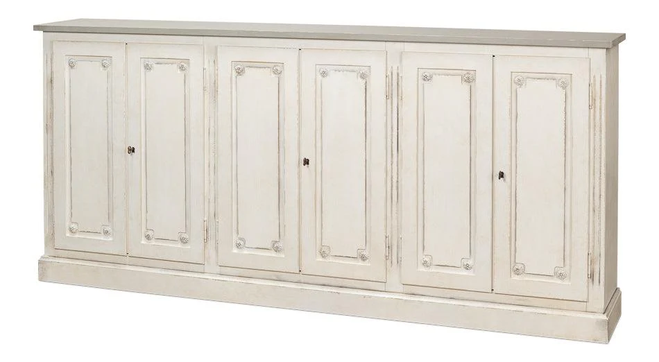 Bellagio Sideboard - 96 - White/Grey - Remutear