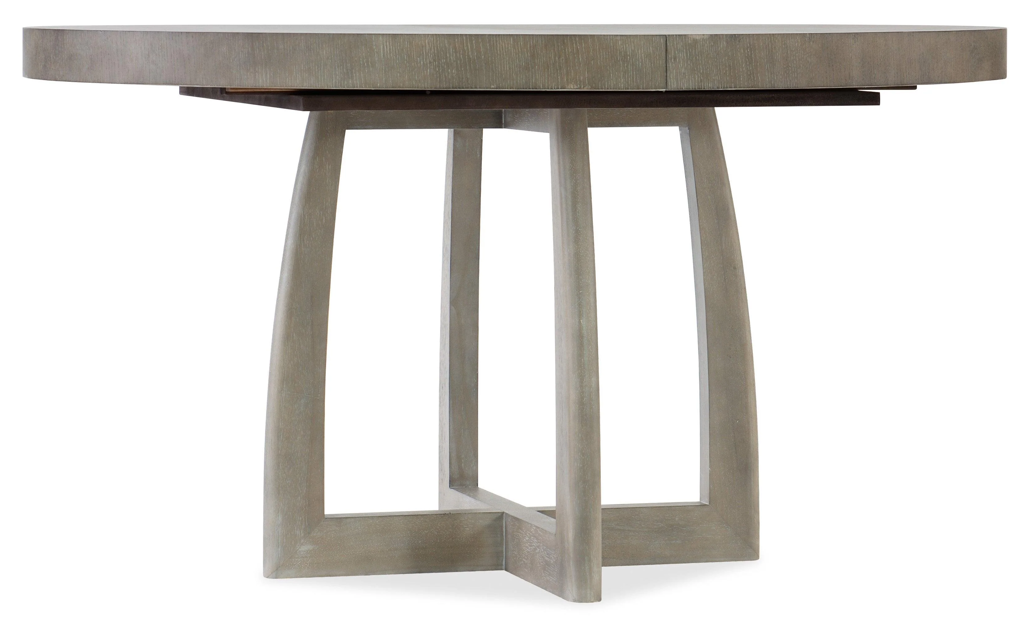 Affinity 48in Round Pedestal Dining Table with1-18in Leaf - Remutear