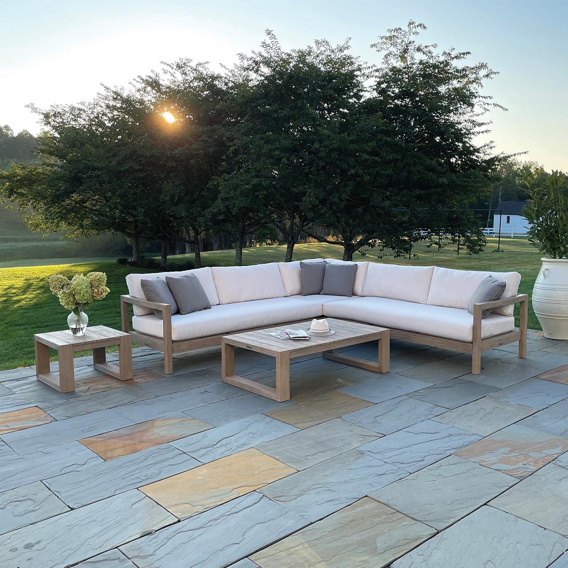 Montauk Sectional Left Arm (Facing) Sofa Distressed/Rustic - Remutear