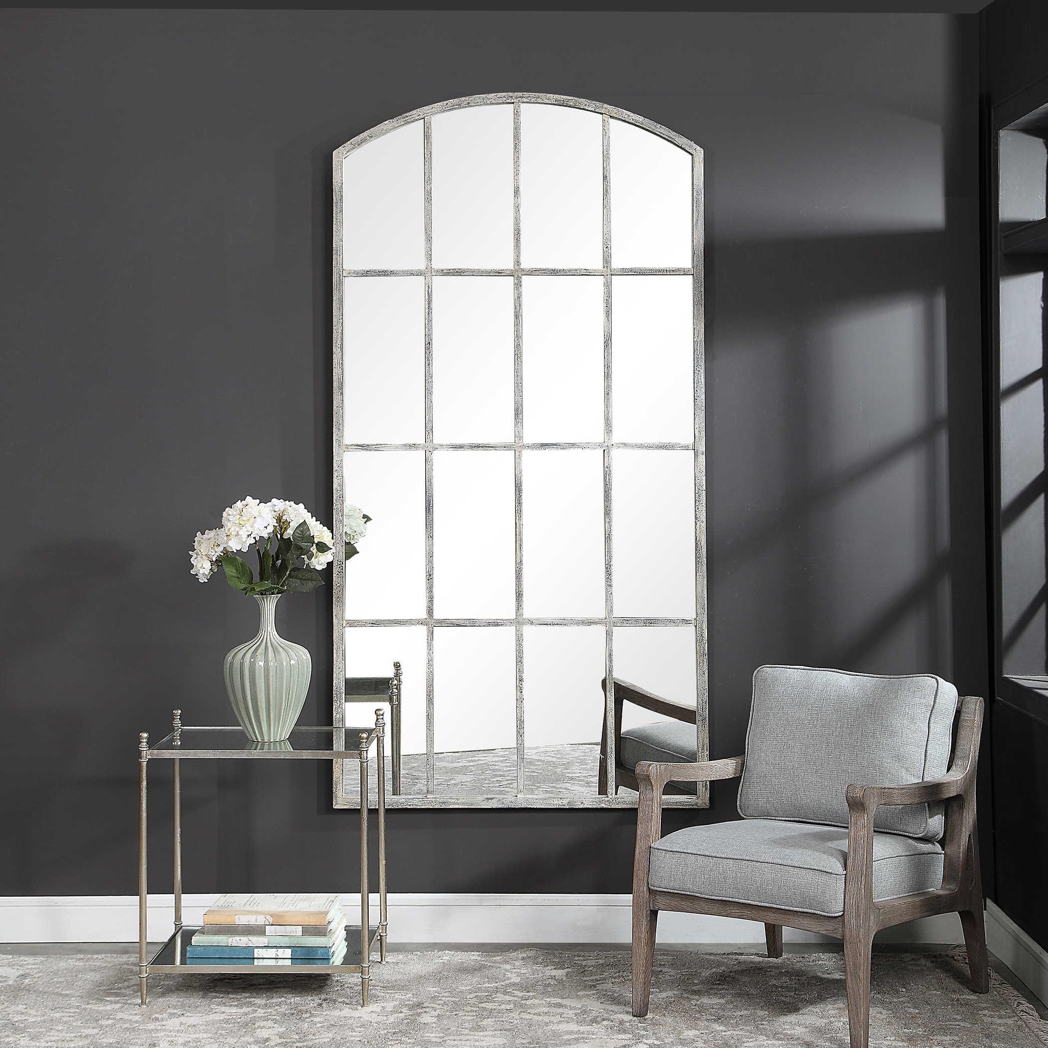 AMIEL IVORY ARCHED MIRROR - Remutear