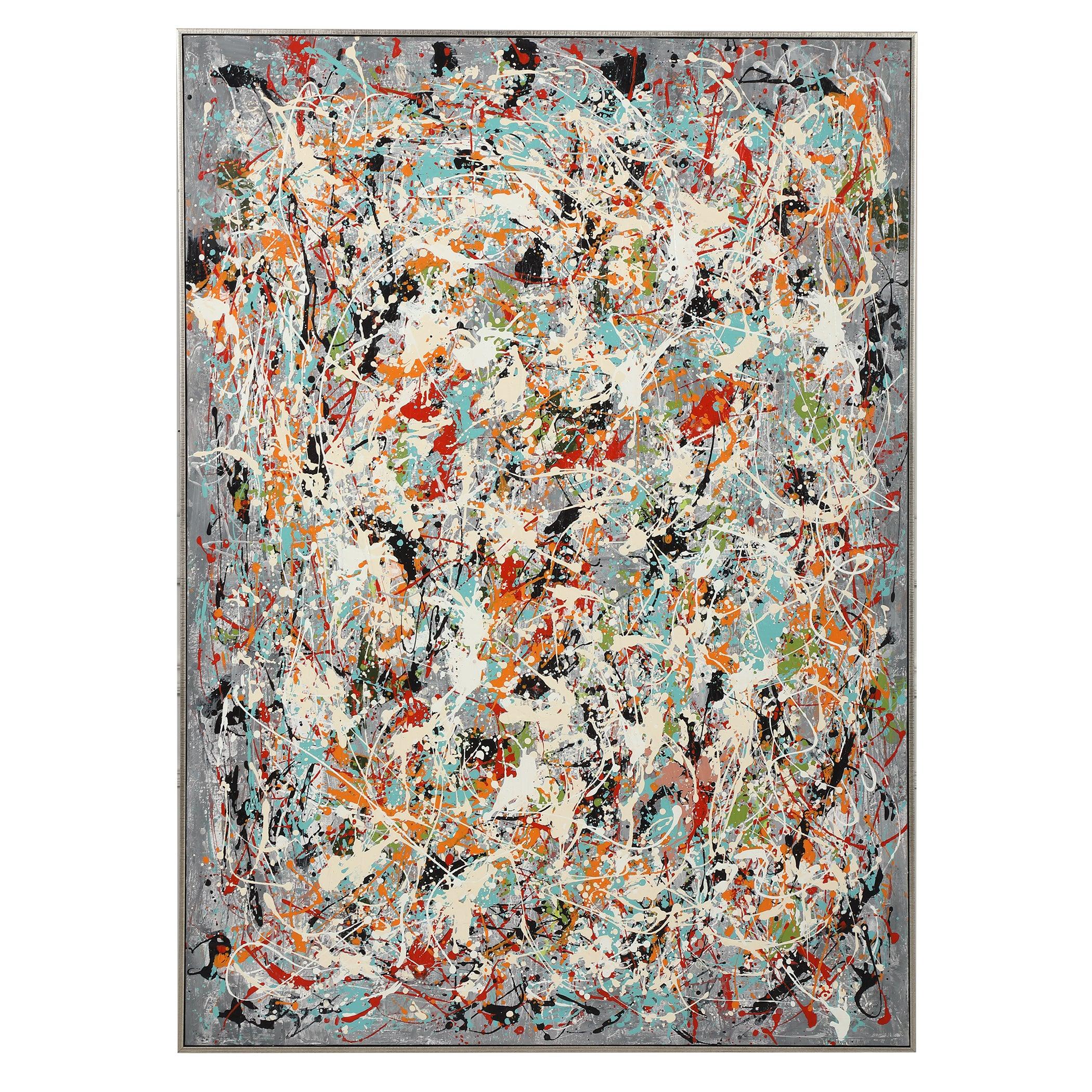 ORGANIZED CHAOS HAND PAINTED CANVAS - Remutear