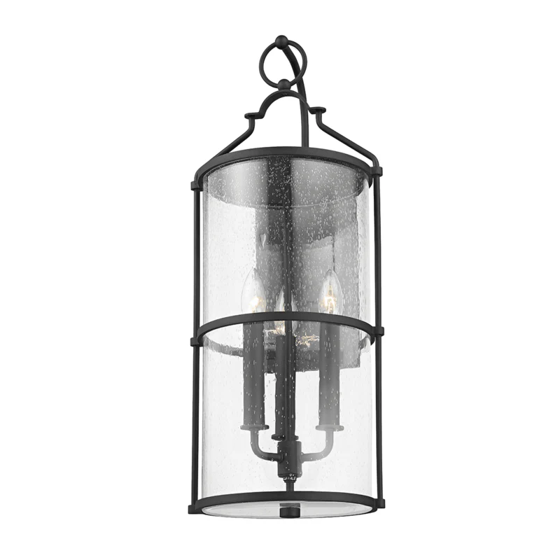 BURBANK 3 LIGHT LARGE EXTERIOR WALL SCONCE - Remutear