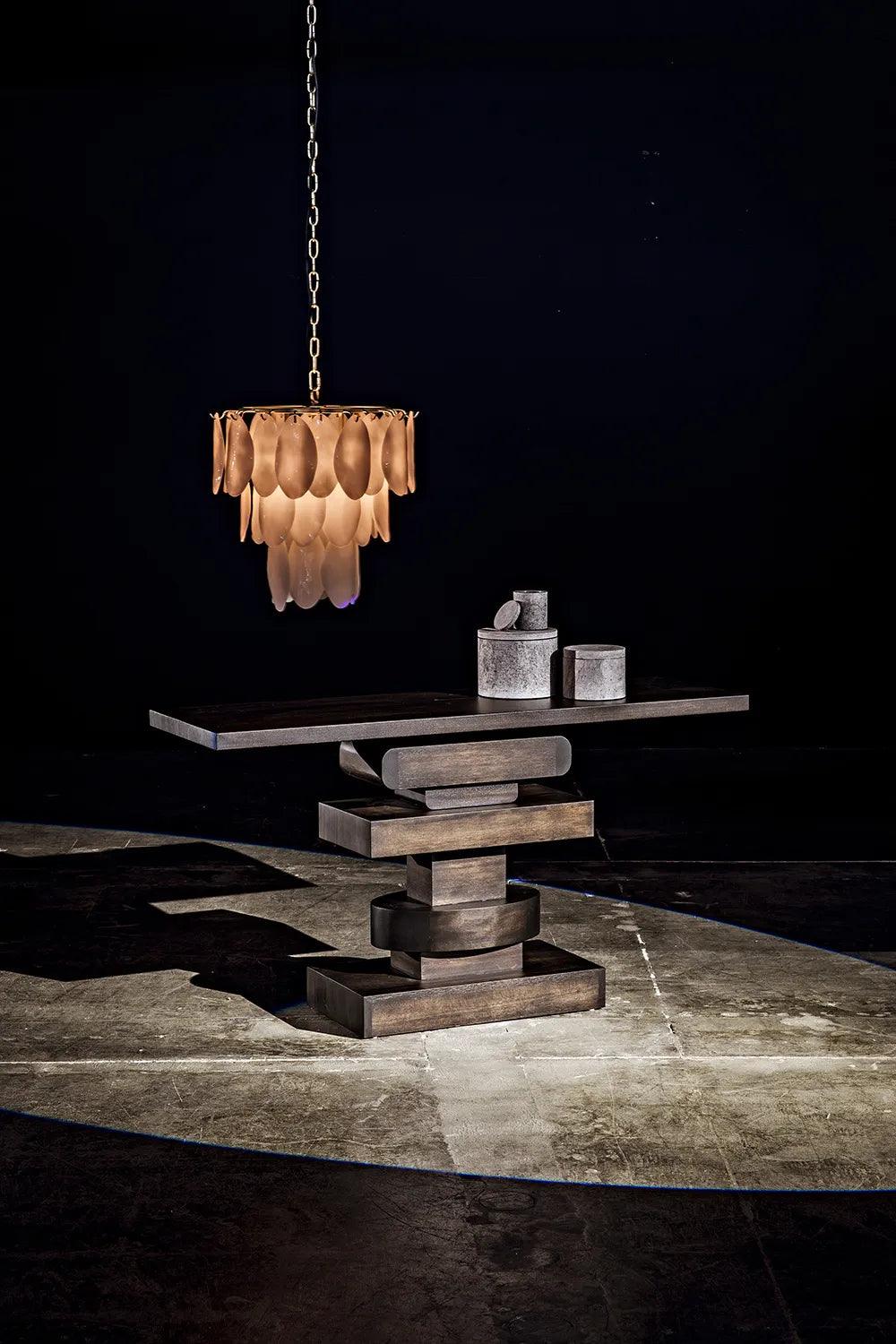 Solange Console, Ebony Walnut - Remutear