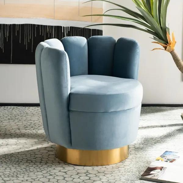 ARROW SWIVEL VELVET CHAIR - Remutear