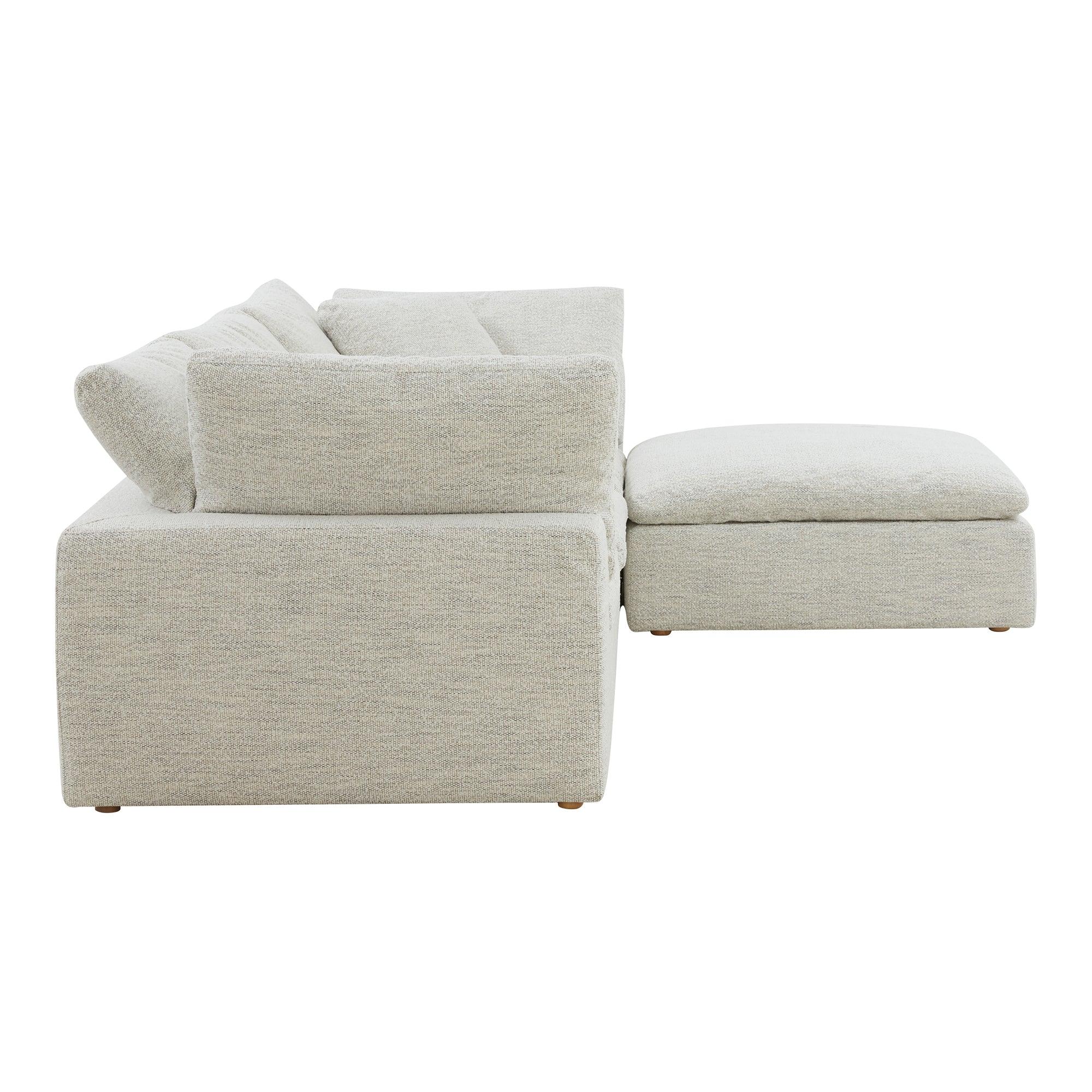 Clay Lounge Modular Performance Fabric Coastside Sand - Remutear