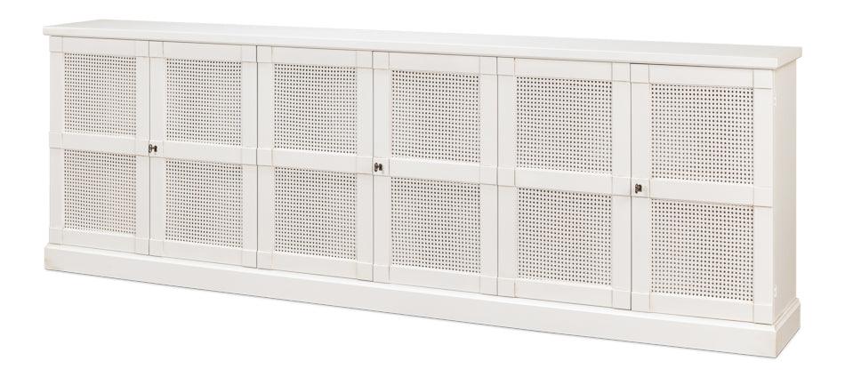 Luciana 6 Cane Dr Buffet 112 Cortina Wh - Remutear