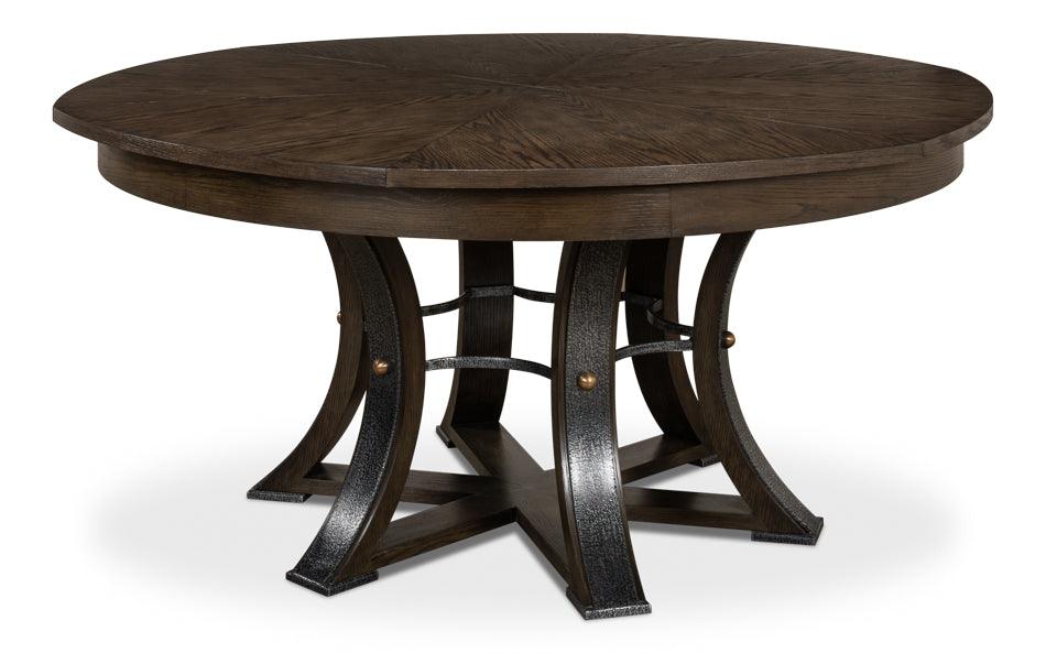 Tower Jupe Dining Table - Lg Artisan Grey - Remutear