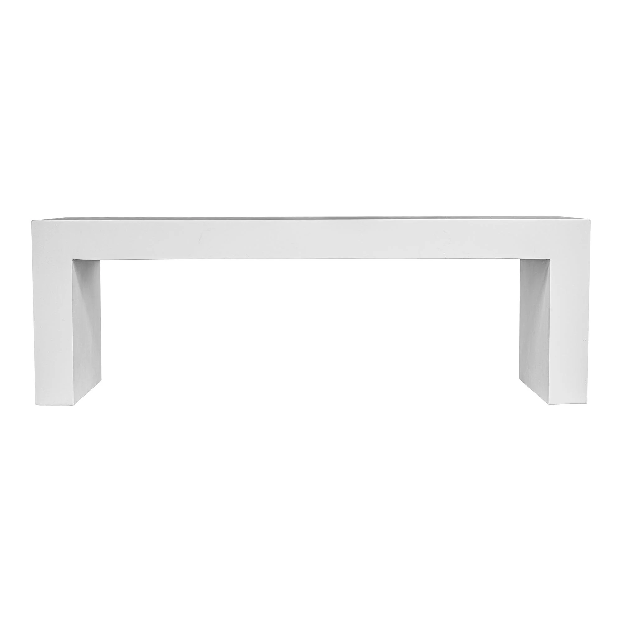 Lazarus Outdoor Bench White - Remutear