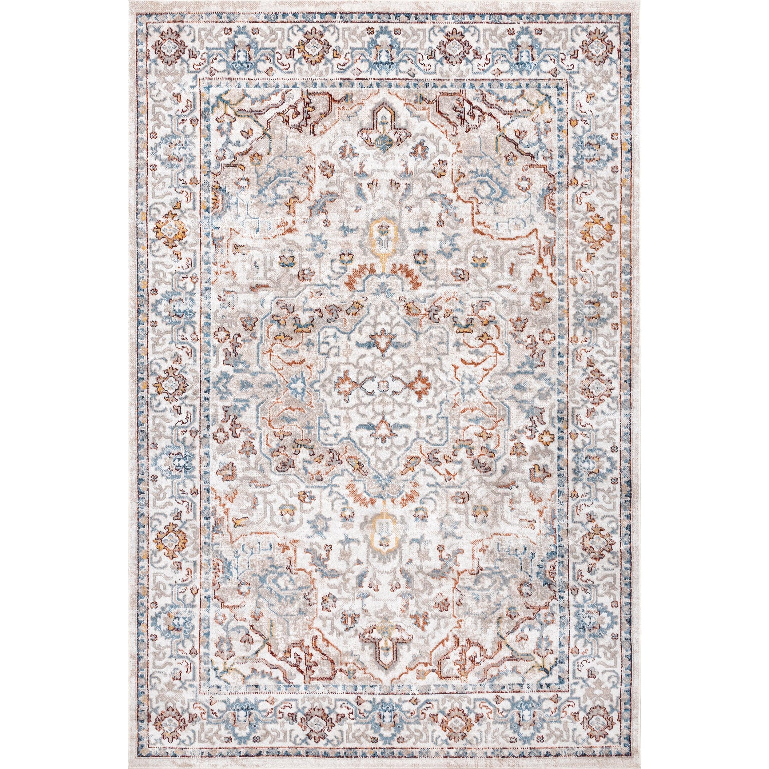 Cady Machine Washable Transitional Area Rug - Remutear