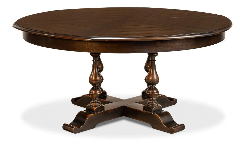 Walnut Jupe Dining Table - Large - Ebony - Remutear