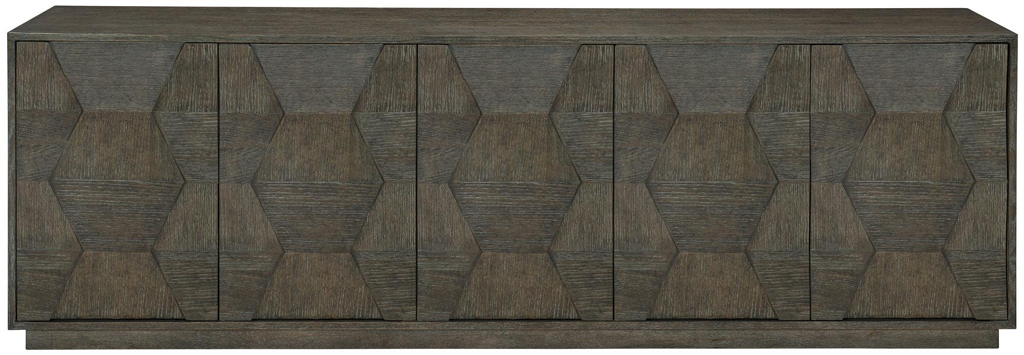 LINEA ENTERTAINMENT CREDENZA BROWN - Remutear