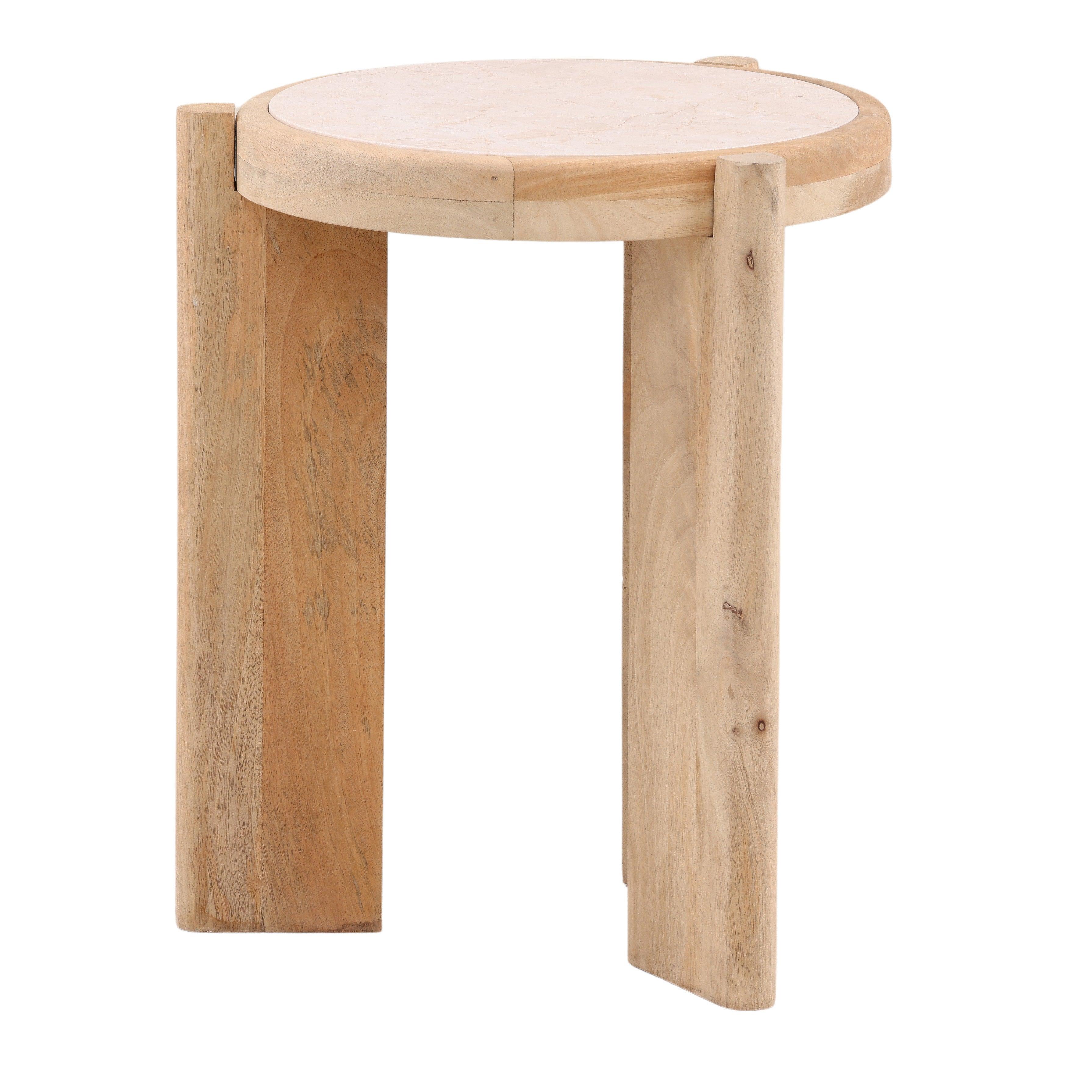 Taran Side Table Beige - Remutear