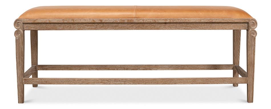 Smith Building Parlor Bench - Leather - Remutear