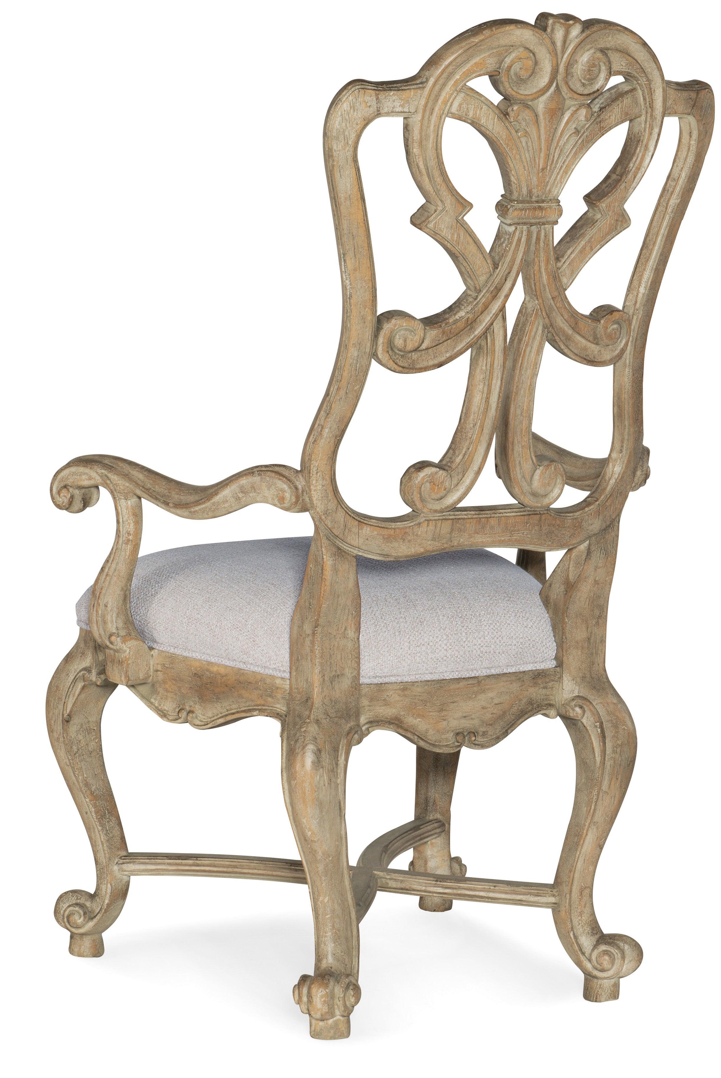 Castella Wood Back Arm Chair - Set of 2 - Remutear