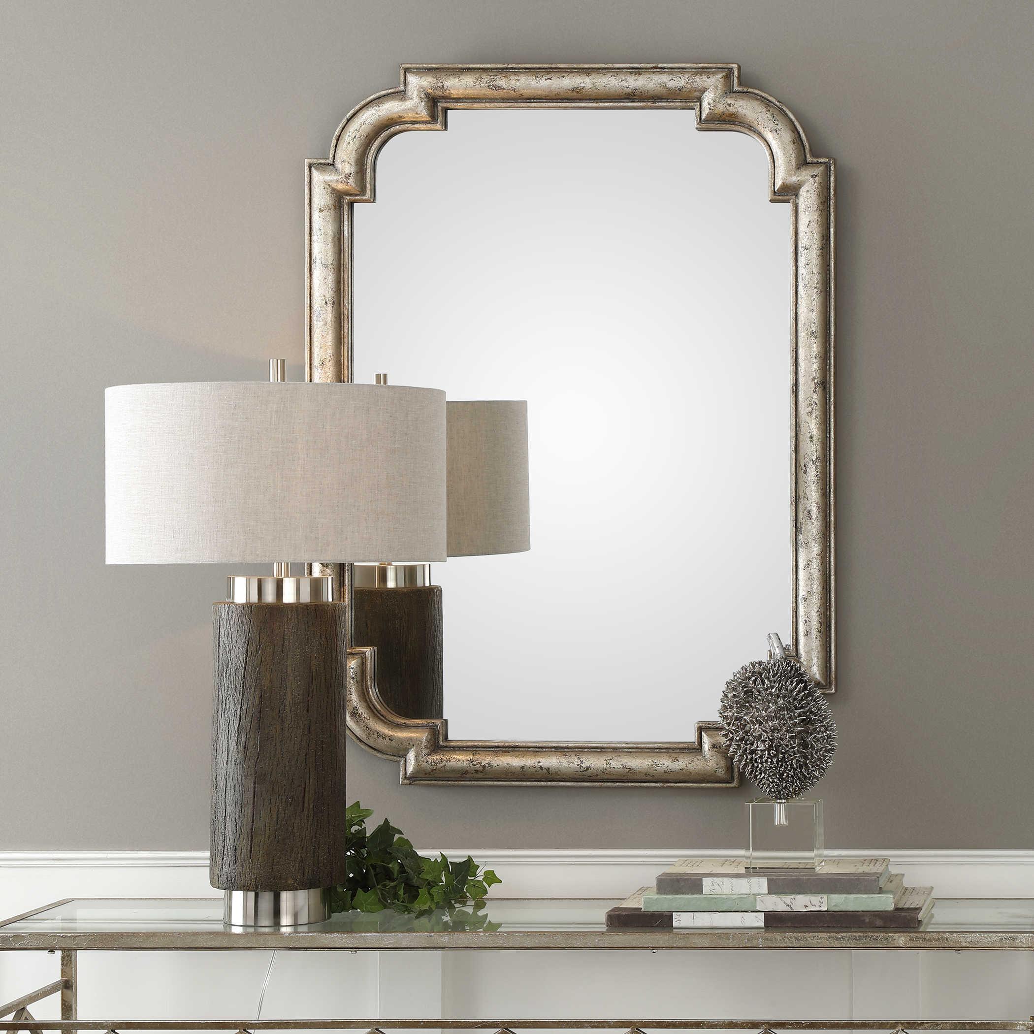 CALANNA ANTIQUE SILVER MIRROR - Remutear