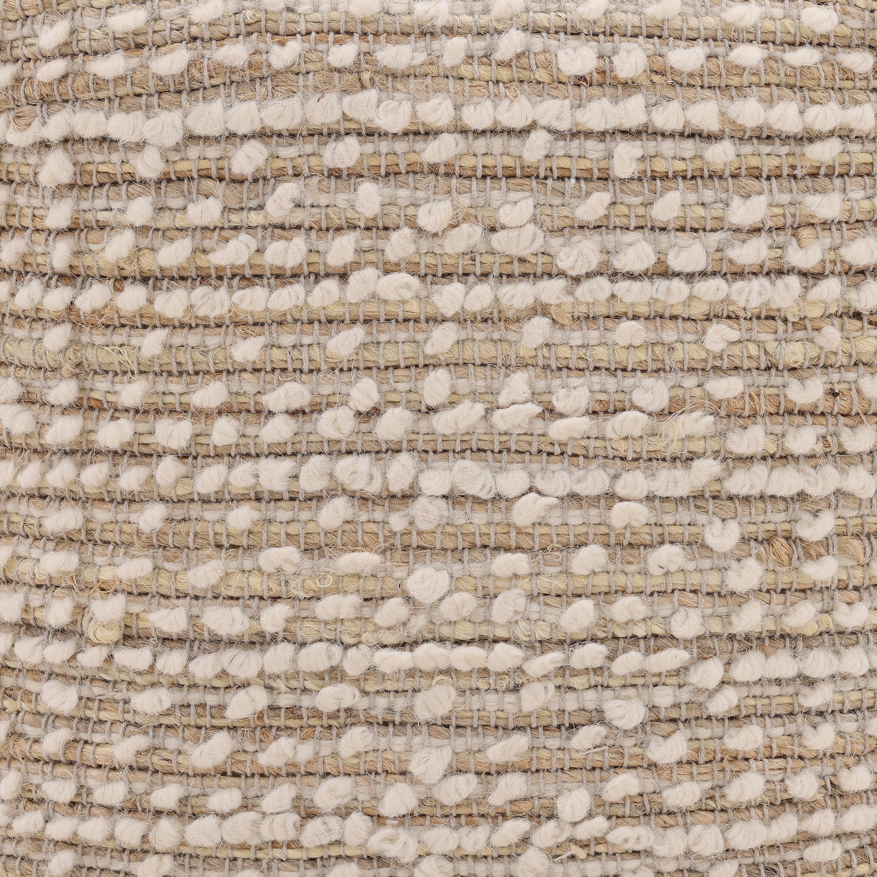 Yulian Pouf Ivory - Remutear